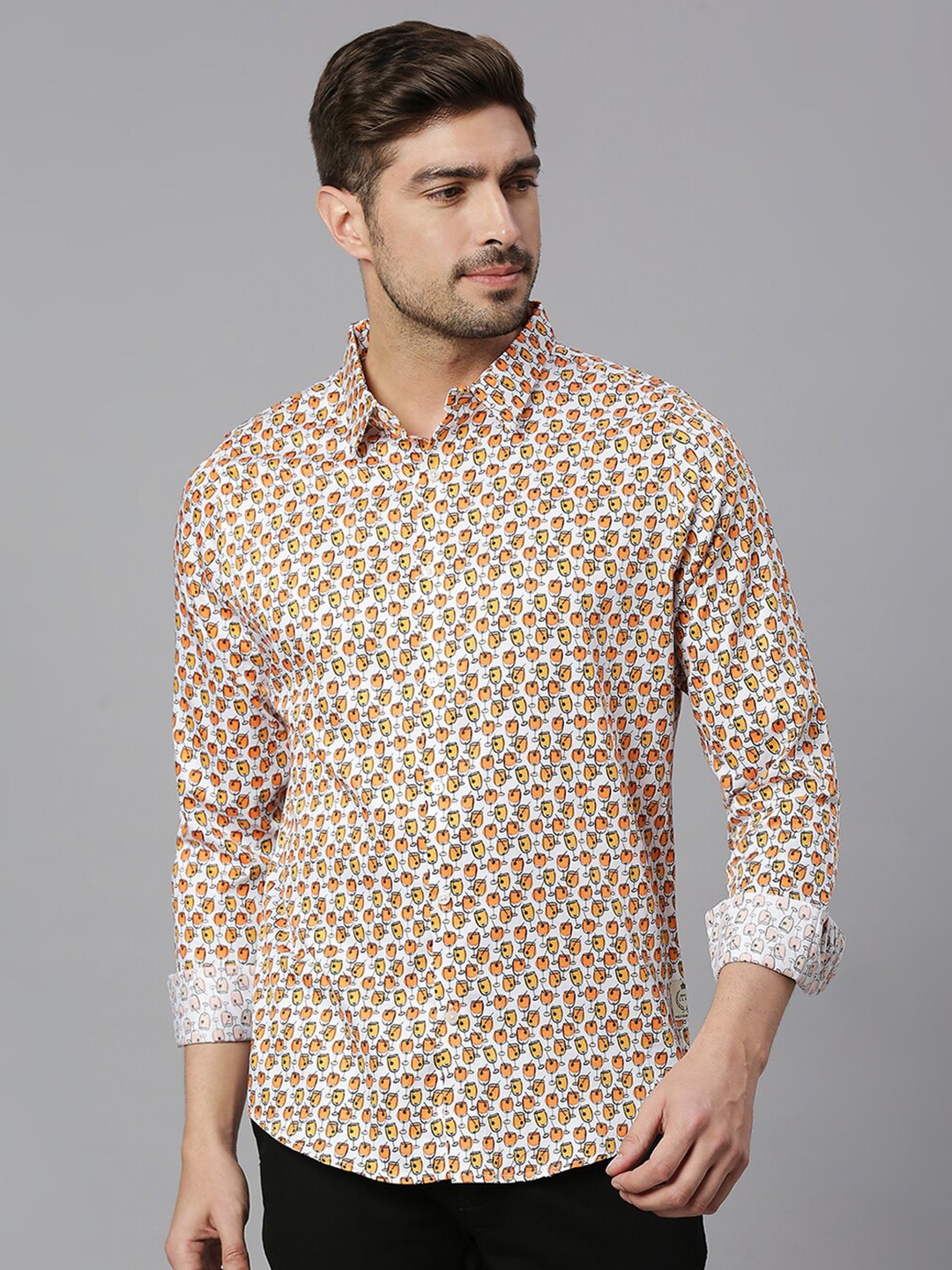 Thomas Scott Classic Slim Fit Conversational Printed Pure Cotton Casual Shirt, White
Thomas Scott Classic Slim Fit Conversational Printed Pure Cotton Casual Shirt, White