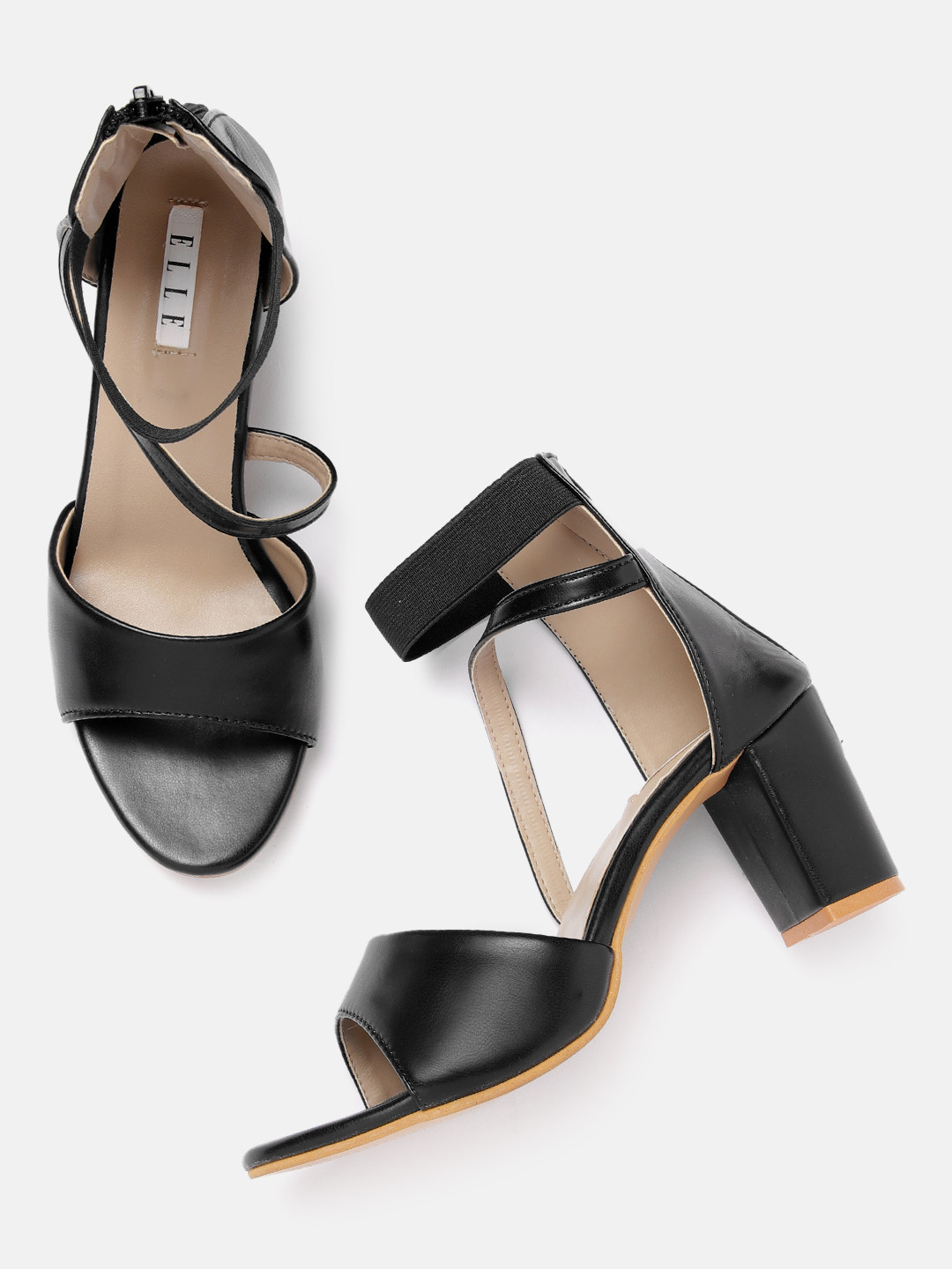 ELLE Women Mid-Top Block Heels, Black
ELLE Women Mid-Top Block Heels, Black