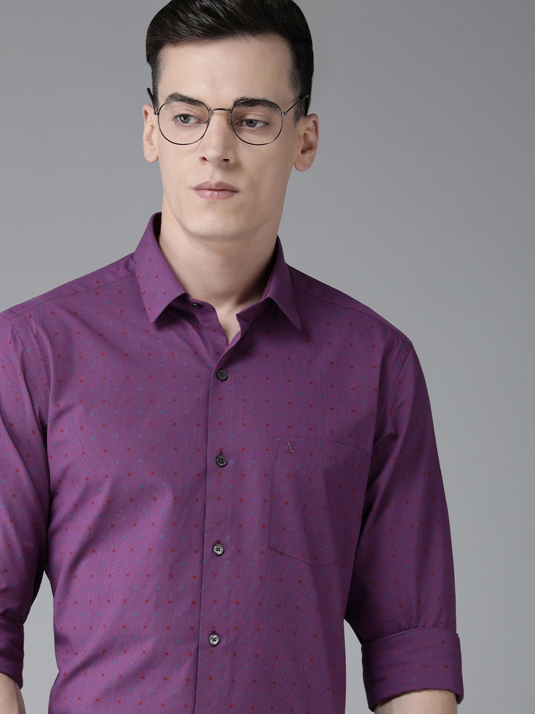 Arrow Men Original Slim Fit Micro Ditsy Printed Pure Cotton Semiformal Shirt, Purple
Arrow Men Original Slim Fit Micro Ditsy Printed Pure Cotton Semiformal Shirt, Purple