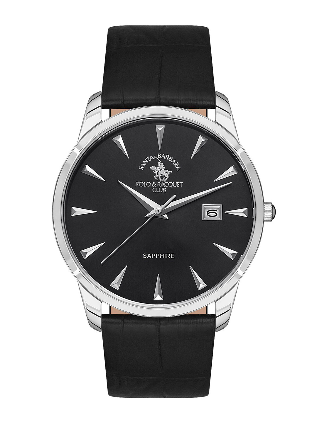 SANTA BARBARA POLO & RACQUET CLUB Men Leather Straps Analogue Watch SB 1 10480-2, Black
SANTA BARBARA POLO & RACQUET CLUB Men Leather Straps Analogue Watch SB 1 10480-2, Black