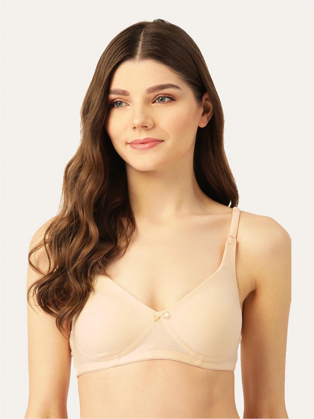Lady Lyka Non-Padded Non-Wired Medium Coverage Seamless All Day Comfort Cotton T-shirt Bra, Beige
Lady Lyka Non-Padded Non-Wired Medium Coverage Seamless All Day Comfort Cotton T-shirt Bra, Beige