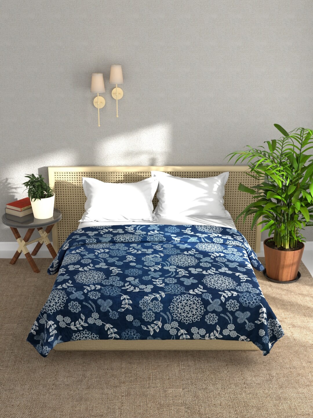 BIANCA Nautical Blue & White Floral Printed Microfiber AC Room 233 GSM Double Bed Blanket
BIANCA Nautical Blue & White Floral Printed Microfiber AC Room 233 GSM Double Bed Blanket