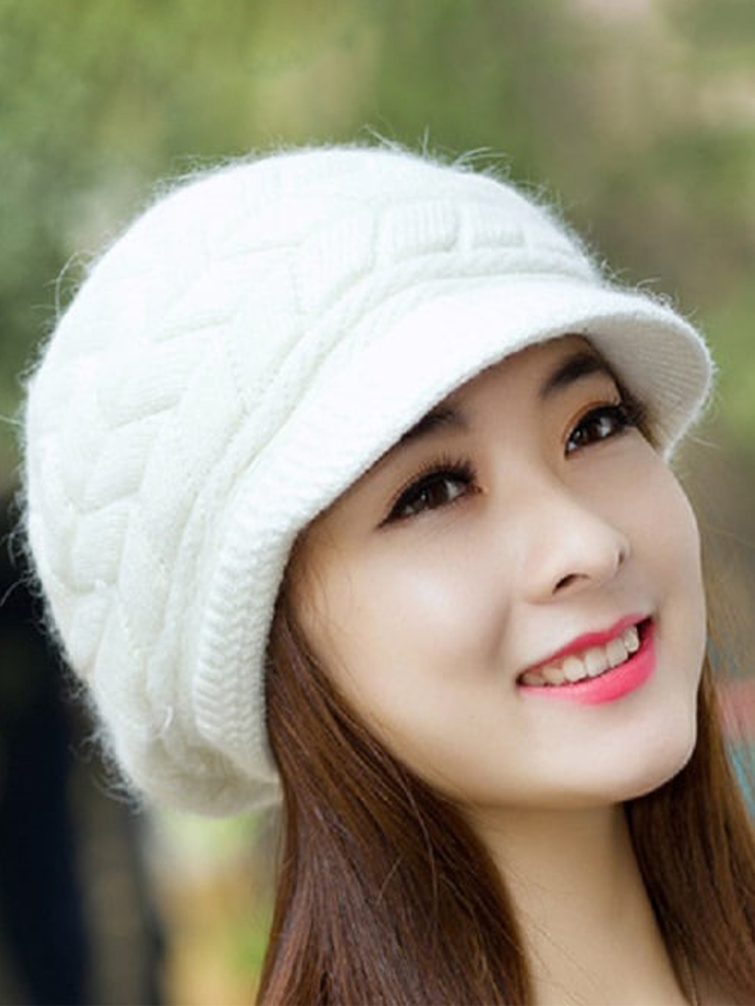 Alexvyan Women Self Design Winter Wind & Snow Proof Warm Soft Woollen Beanie, White
Alexvyan Women Self Design Winter Wind & Snow Proof Warm Soft Woollen Beanie, White
