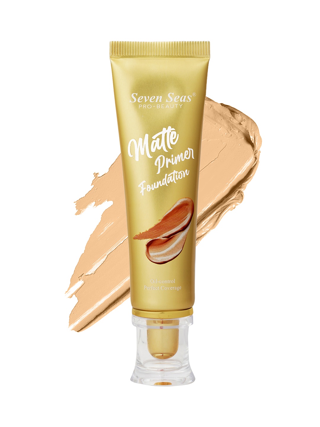 Seven Seas Matte Primer Oil Control & Perfect Coverage Foundation 50gm - Beige 02, Cream
Seven Seas Matte Primer Oil Control & Perfect Coverage Foundation 50gm - Beige 02, Cream