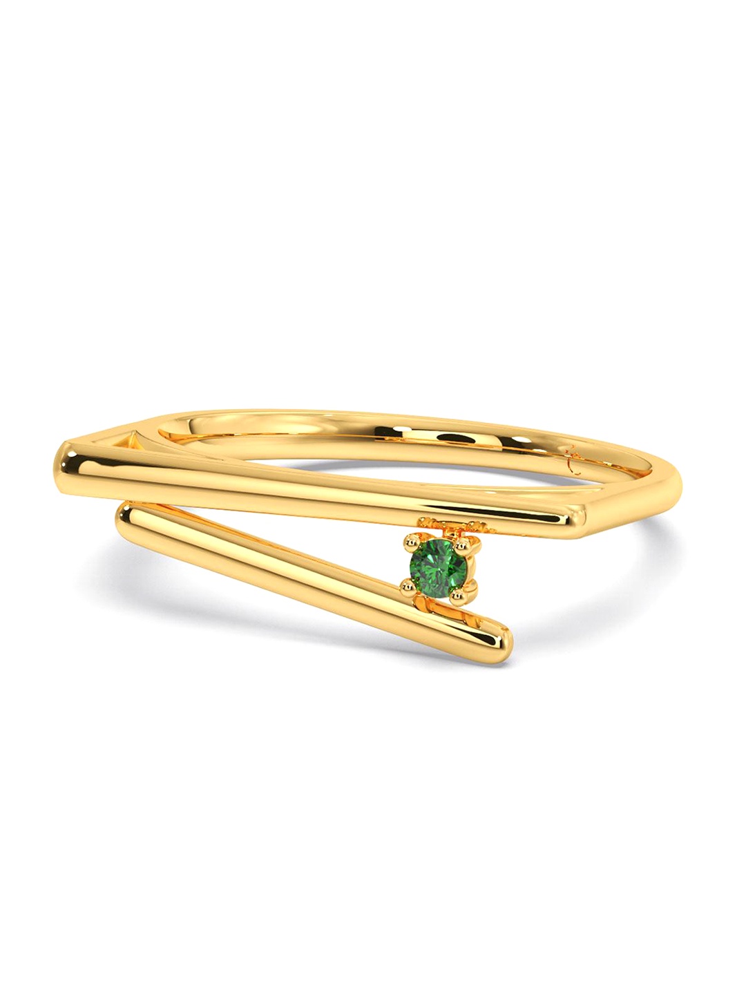 CANDERE A KALYAN JEWELLERS COMPANY Cubic Zirconia Studded 14KT Gold Finger Ring-1.64gm
CANDERE A KALYAN JEWELLERS COMPANY Cubic Zirconia Studded 14KT Gold Finger Ring-1.64gm