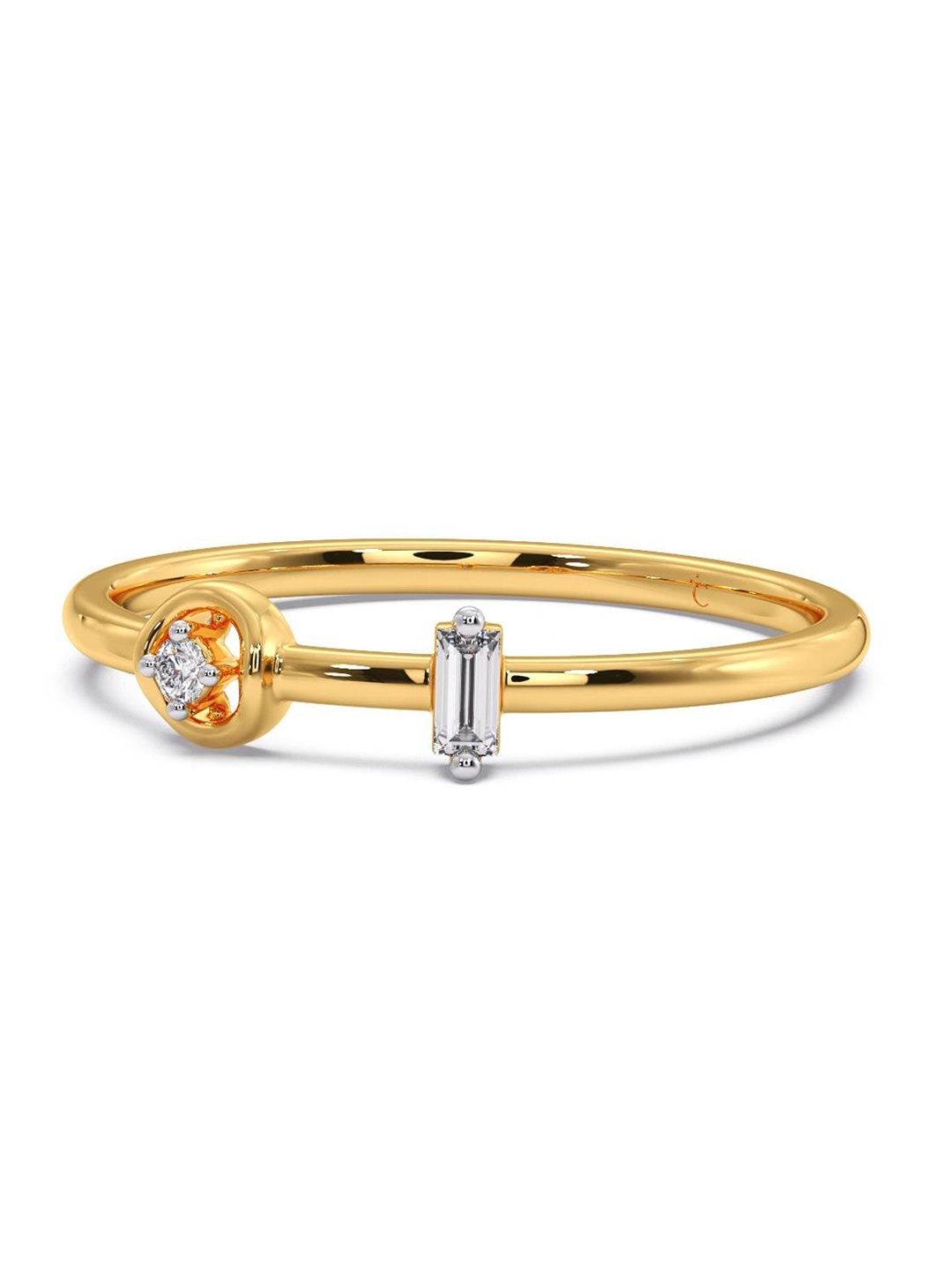 CANDERE A KALYAN JEWELLERS COMPANY Cubic Zirconia Studded 14KT Gold Finger Ring-1.15 g
CANDERE A KALYAN JEWELLERS COMPANY Cubic Zirconia Studded 14KT Gold Finger Ring-1.15 g