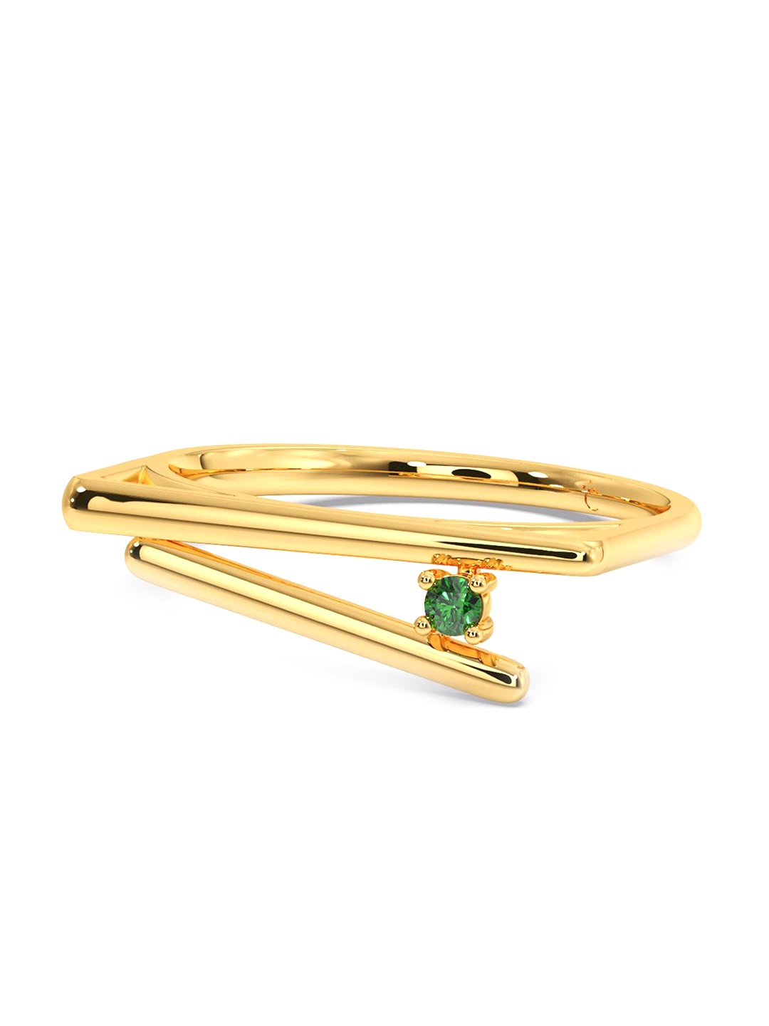 CANDERE A KALYAN JEWELLERS COMPANY Cubic Zirconia Studded 14KT Gold Finger Ring-1.59gm
CANDERE A KALYAN JEWELLERS COMPANY Cubic Zirconia Studded 14KT Gold Finger Ring-1.59gm