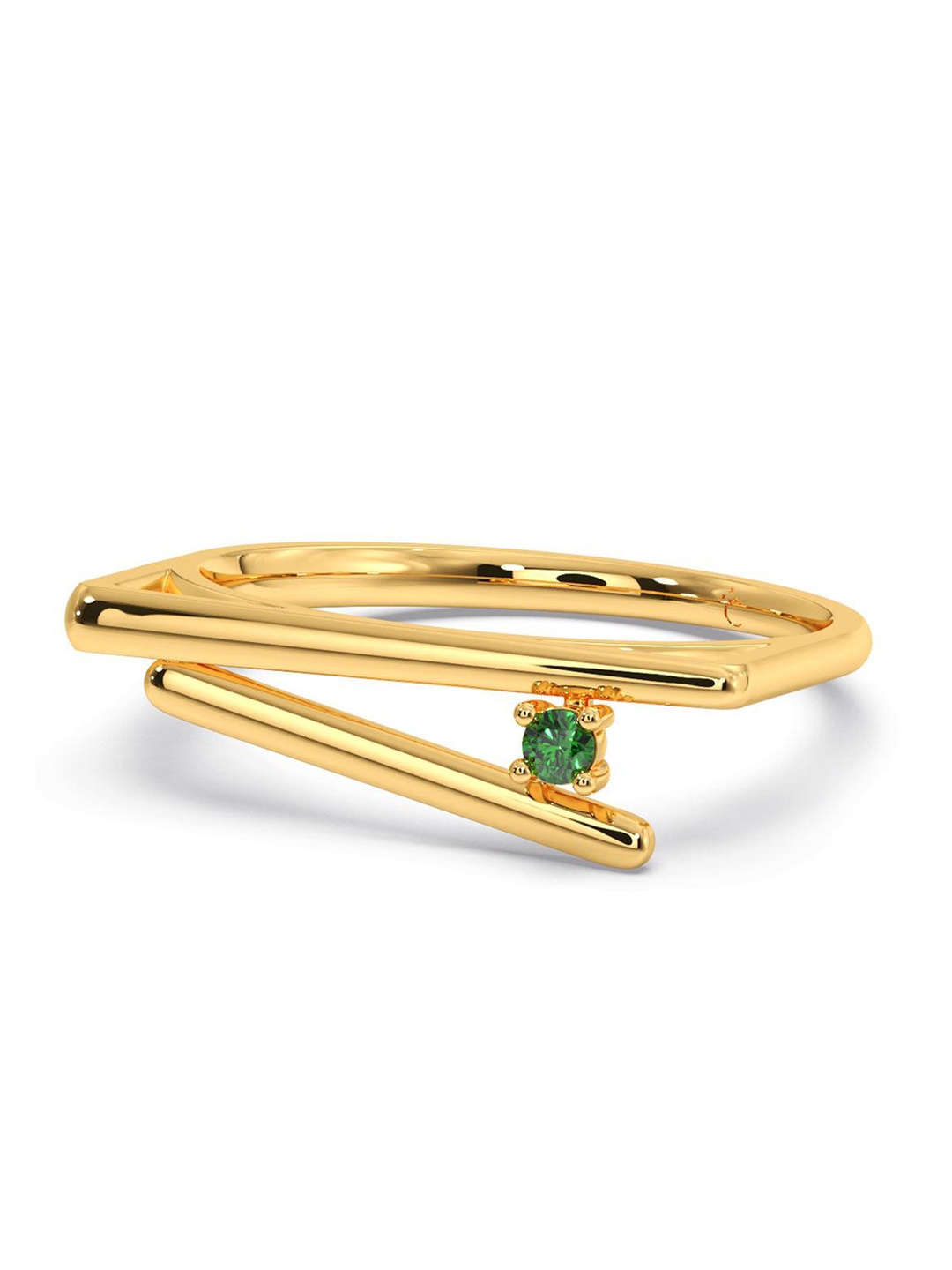 CANDERE A KALYAN JEWELLERS COMPANY Cubic Zirconia Studded 14KT Gold Finger Ring-2.32gm
CANDERE A KALYAN JEWELLERS COMPANY Cubic Zirconia Studded 14KT Gold Finger Ring-2.32gm