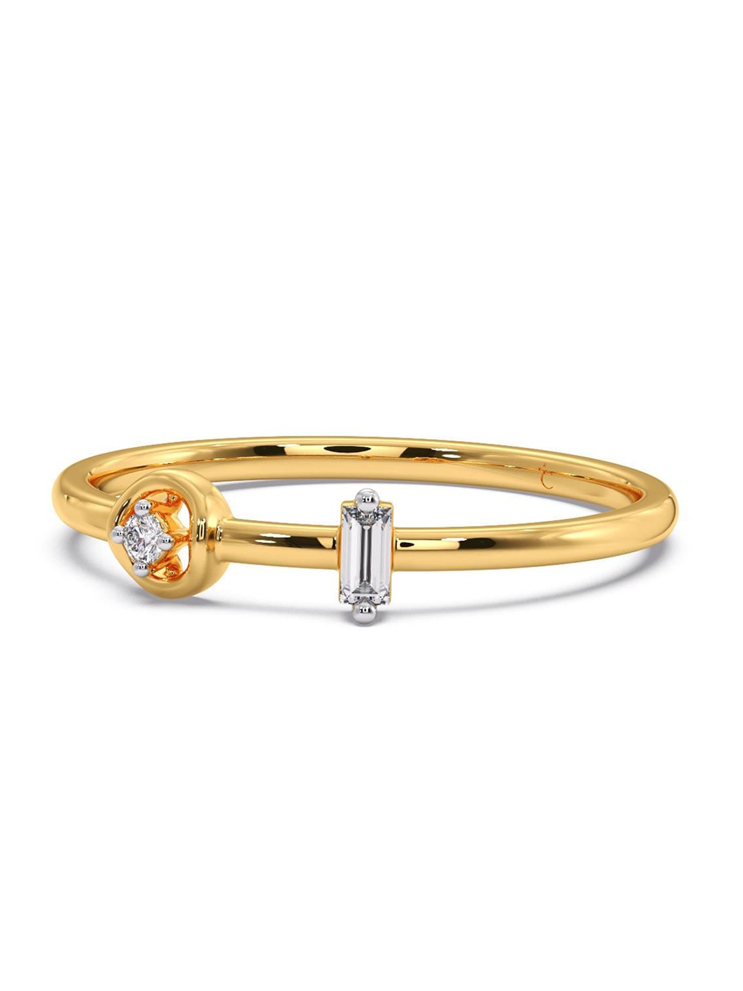CANDERE A KALYAN JEWELLERS COMPANY Cubic Zirconia Studded 14KT Gold Finger Ring-0.93gm
CANDERE A KALYAN JEWELLERS COMPANY Cubic Zirconia Studded 14KT Gold Finger Ring-0.93gm