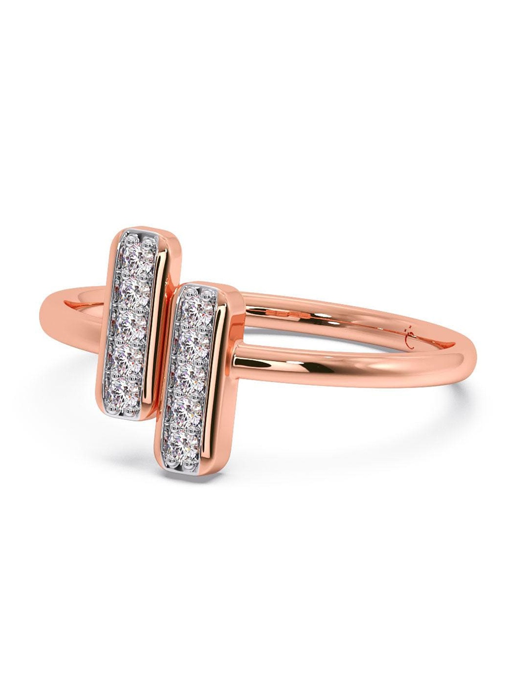 CANDERE A KALYAN JEWELLERS COMPANY 18KT Rose Gold Diamond Finger Ring-1.82gm
CANDERE A KALYAN JEWELLERS COMPANY 18KT Rose Gold Diamond Finger Ring-1.82gm
