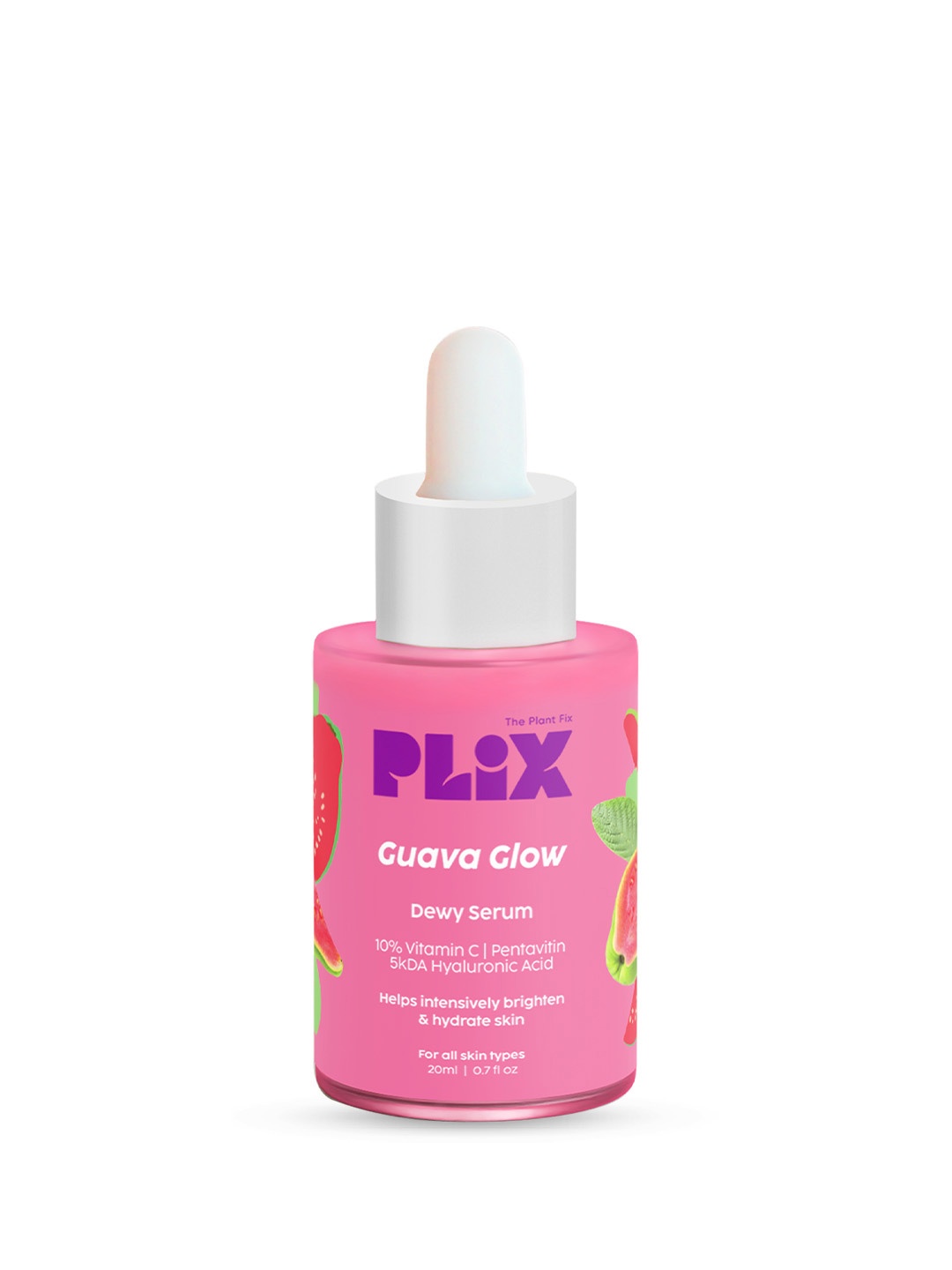 PLIX THE PLANT FIX 10% Vit C Guava Face Serum For Skin Brightening & Even tone - 20ml, Pink
PLIX THE PLANT FIX 10% Vit C Guava Face Serum For Skin Brightening & Even tone - 20ml, Pink