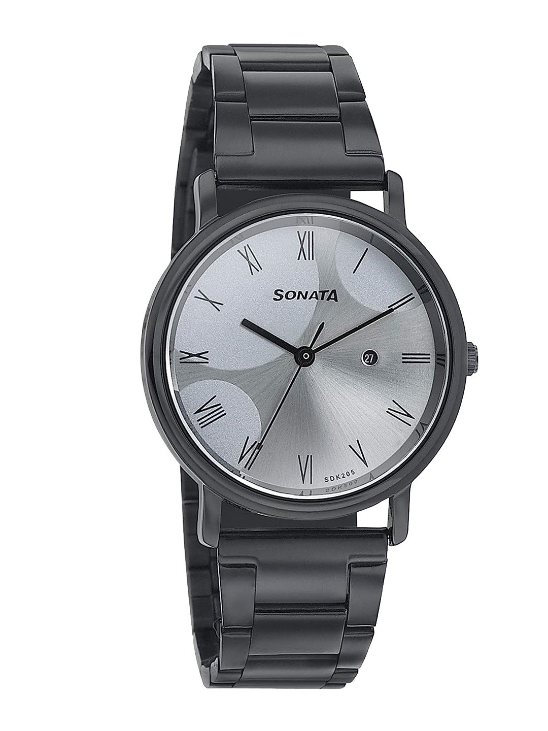 Sonata Women Printed Stainless Steel Bracelet Style Straps Analogue Watch NP87029NM01, Silver
Sonata Women Printed Stainless Steel Bracelet Style Straps Analogue Watch NP87029NM01, Silver