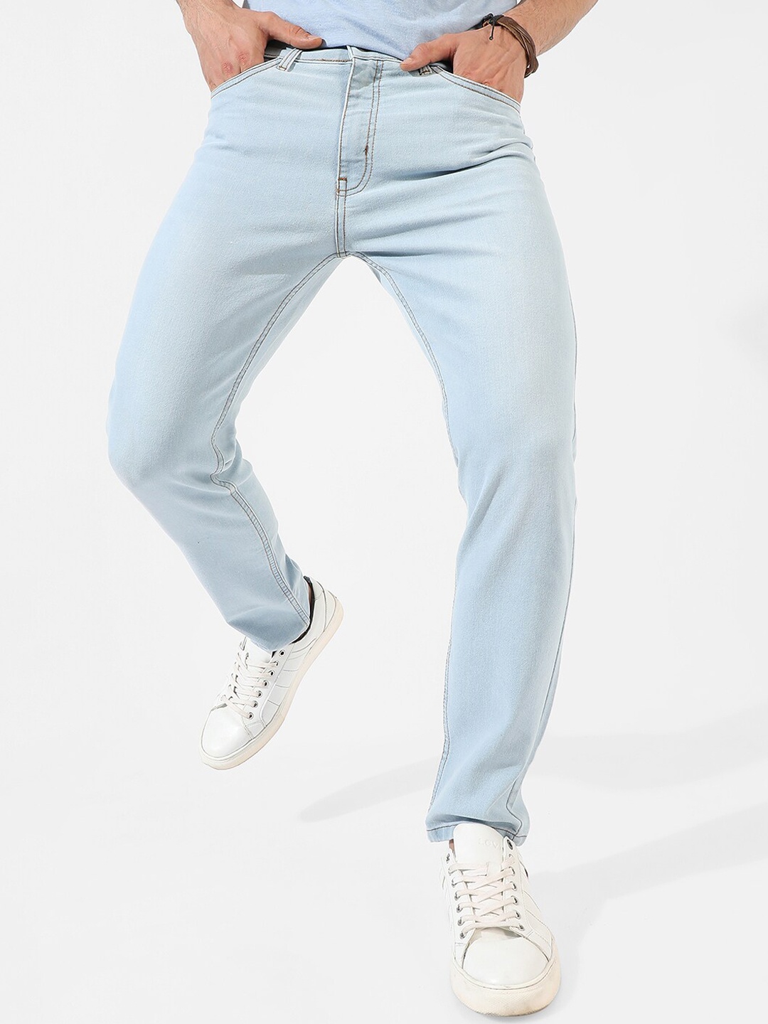 Campus Sutra Men Blue Smart Mid Rise Clean Look Cotton Denim Slim Fit Stretchable Jeans
Campus Sutra Men Blue Smart Mid Rise Clean Look Cotton Denim Slim Fit Stretchable Jeans