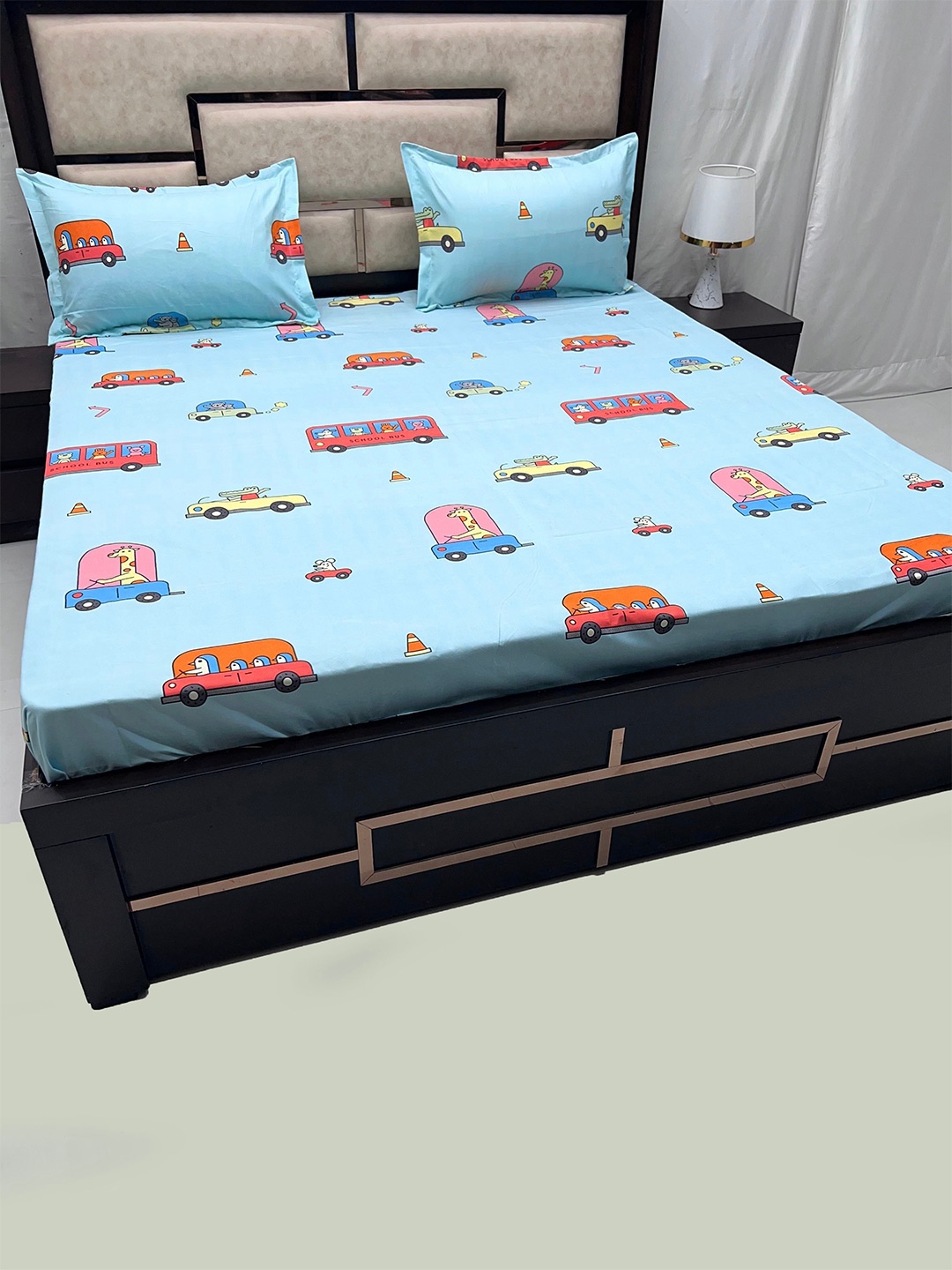Pure Decor Kids Blue & Red Cartoon Characters 260 TC Queen Bedsheet With 2 Pillow Covers
Pure Decor Kids Blue & Red Cartoon Characters 260 TC Queen Bedsheet With 2 Pillow Covers