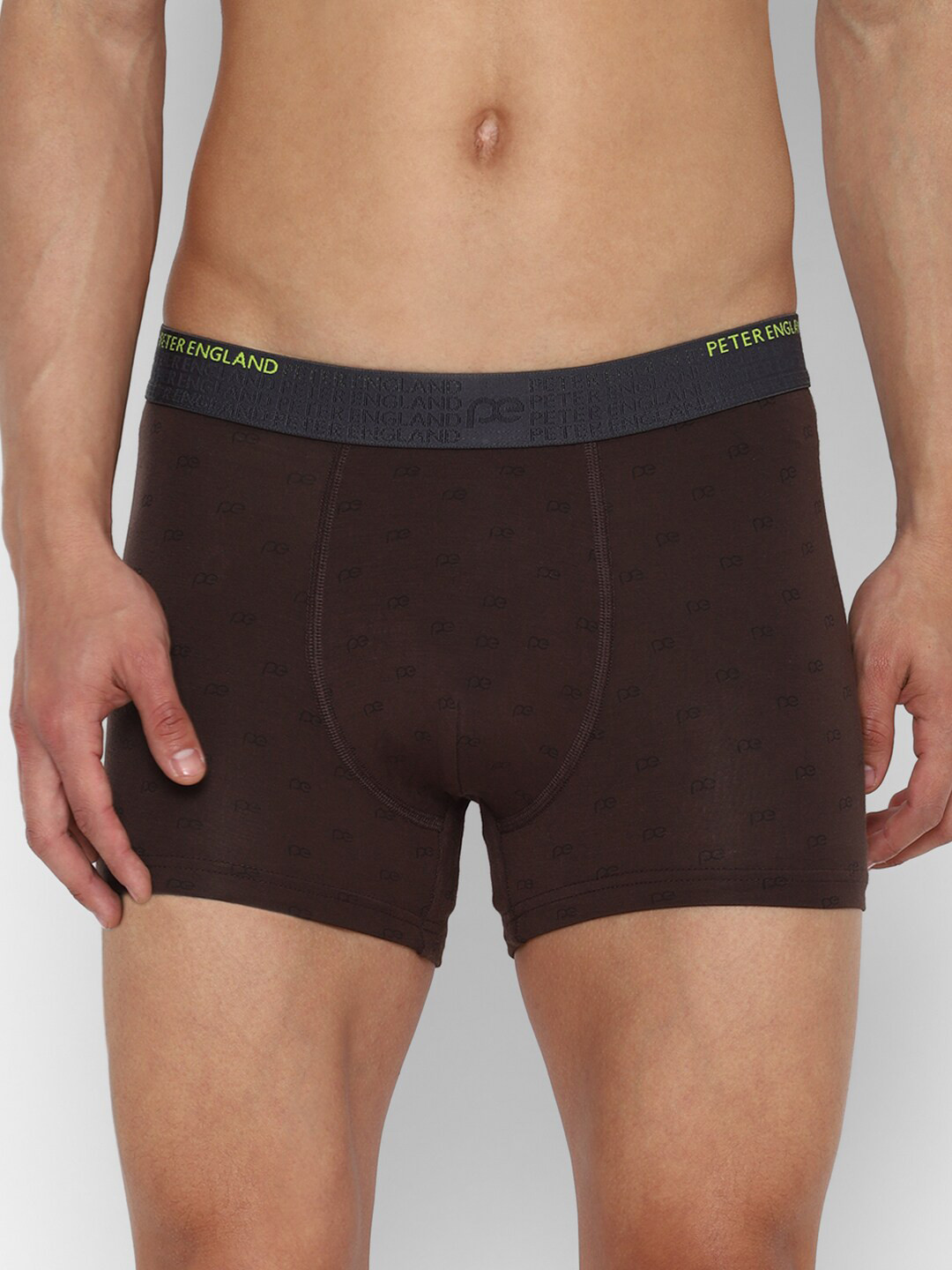 Peter England Men Long Trunk PETRORGBZ38283, Brown 
Peter England Men Long Trunk PETRORGBZ38283, Brown