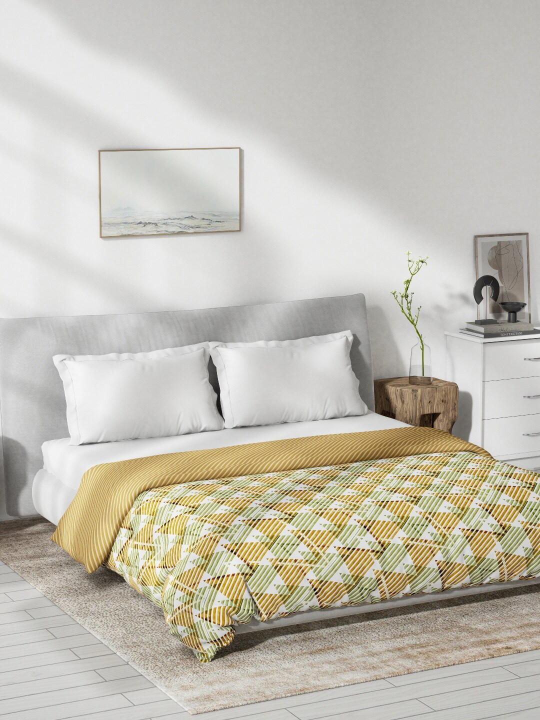 DDecor Brown & Green Printed Mild Winter 150 GSM Reversible Pure Cotton Double Bed Dohar
DDecor Brown & Green Printed Mild Winter 150 GSM Reversible Pure Cotton Double Bed Dohar