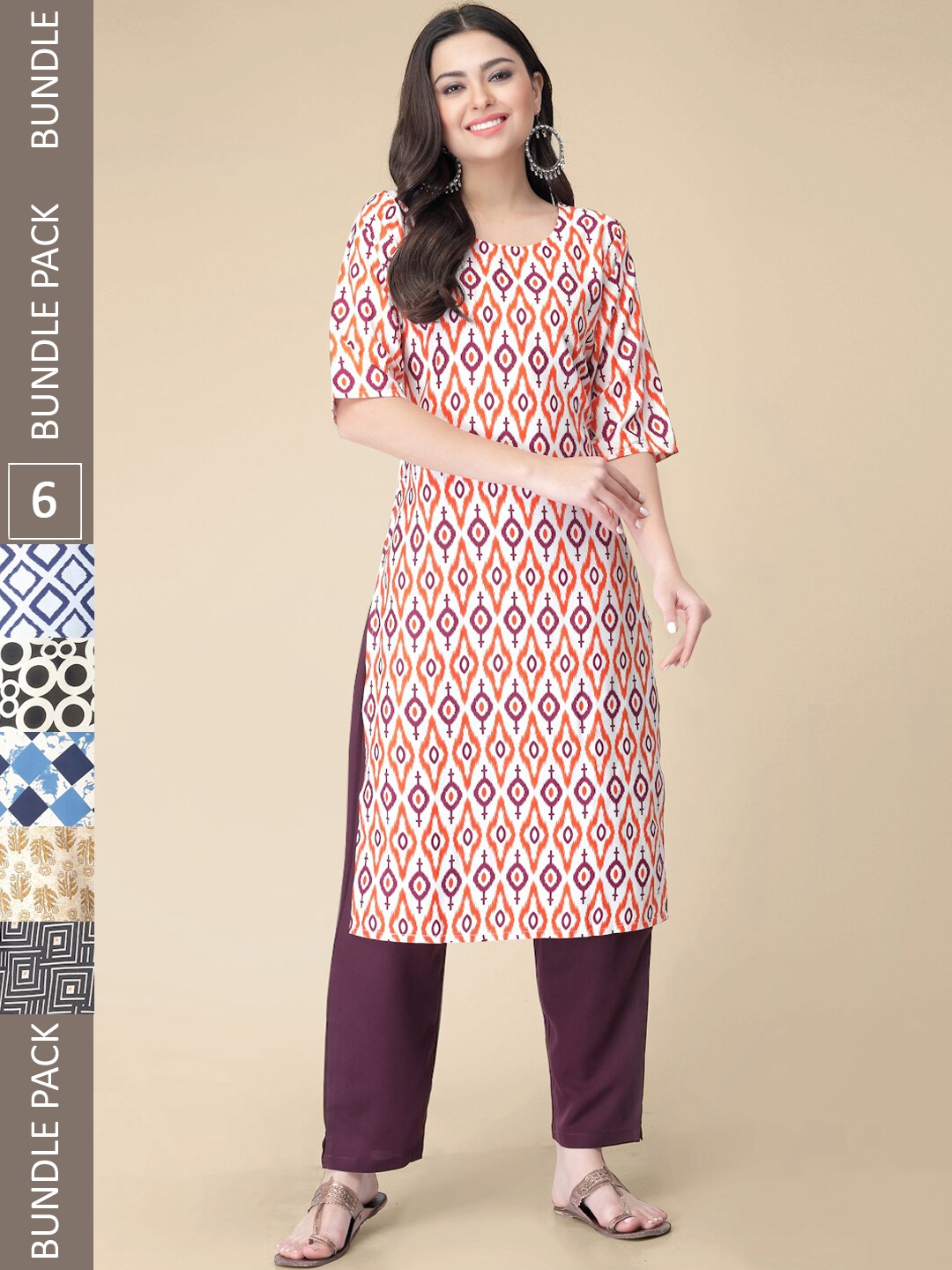 KALINI Women Multicoloured Geometric Dyed Flared Sleeves Sequinned Crepe Kurta, Multi
KALINI Women Multicoloured Geometric Dyed Flared Sleeves Sequinned Crepe Kurta, Multi