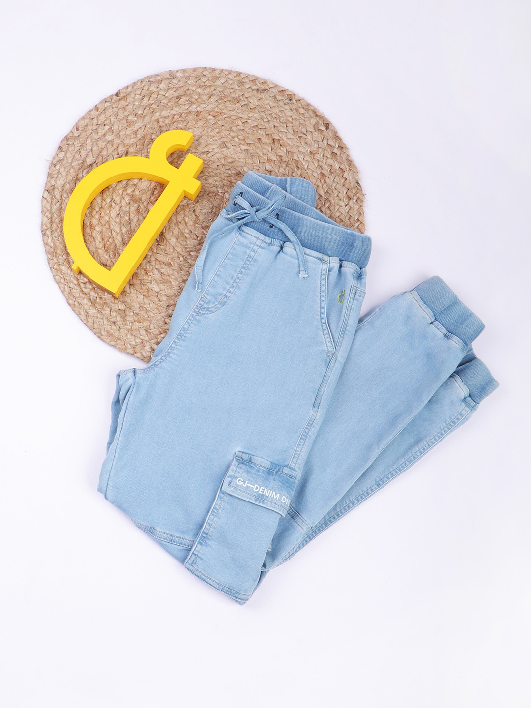 Gini and Jony Boys Mid Rise Elasticated Denim Cargo Jeans, Blue
Gini and Jony Boys Mid Rise Elasticated Denim Cargo Jeans, Blue