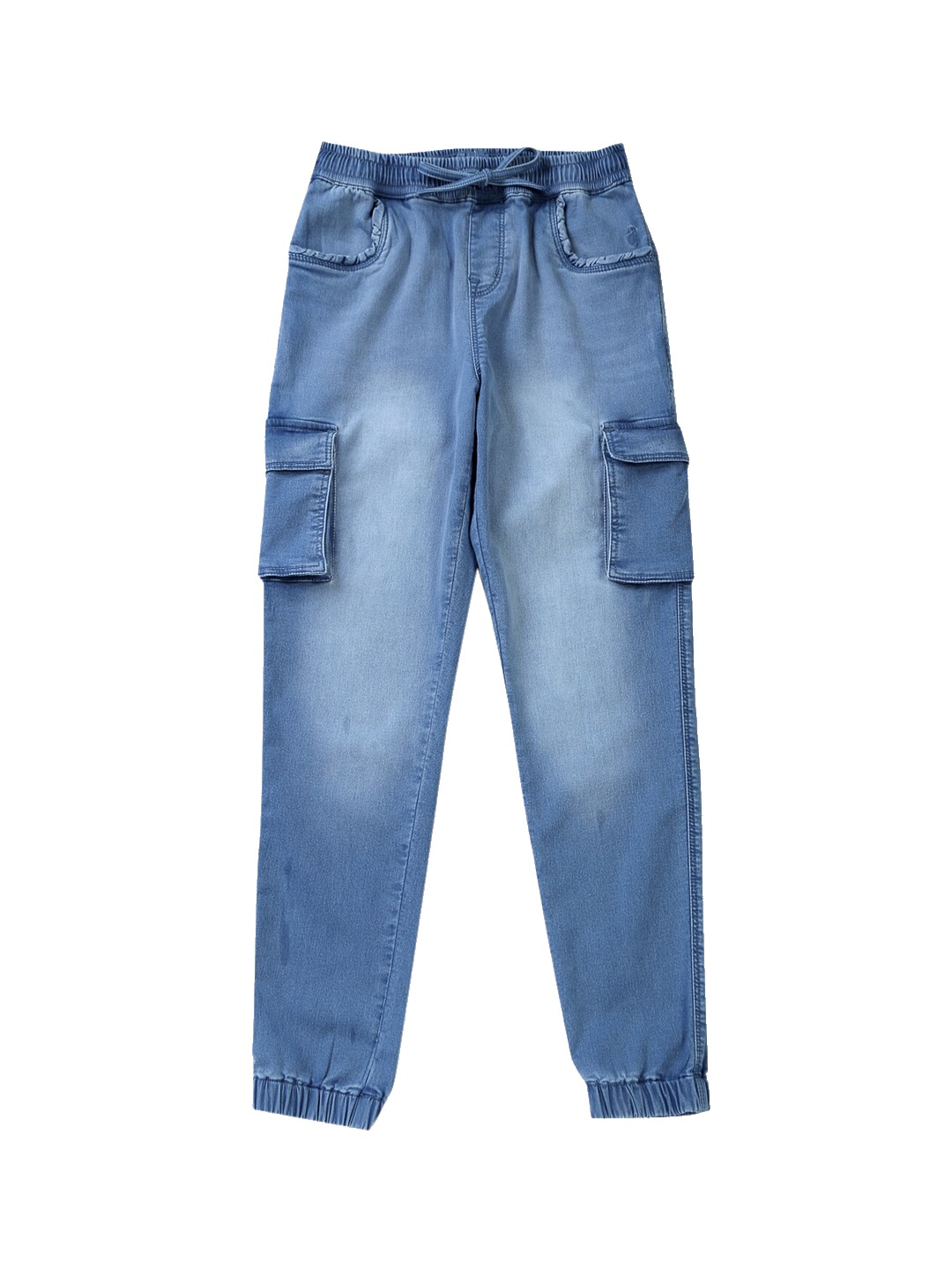 Gini and Jony Girls Mid-Rise Light Fade Jeans, Blue