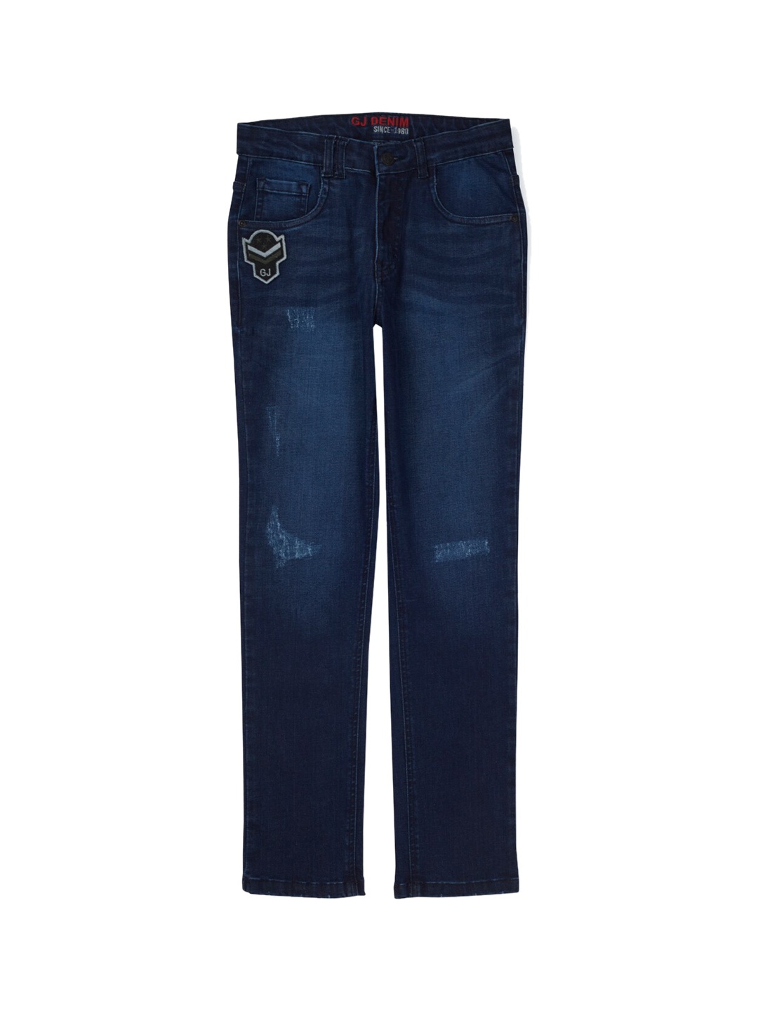 Gini and Jony Boys Mid Rise Low Distressed Light Fade Whiskers Cotton Jeans, Navy blue
Gini and Jony Boys Mid Rise Low Distressed Light Fade Whiskers Cotton Jeans, Navy blue
