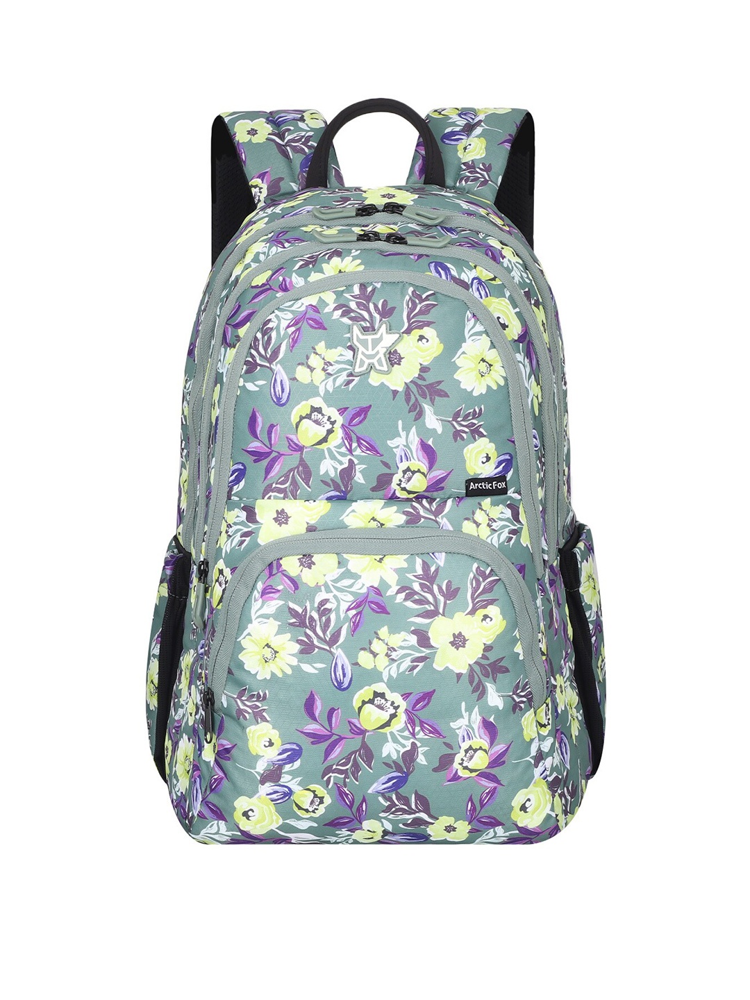 Arctic Fox Kids Floral Printed Water Resistant Backpack, Green