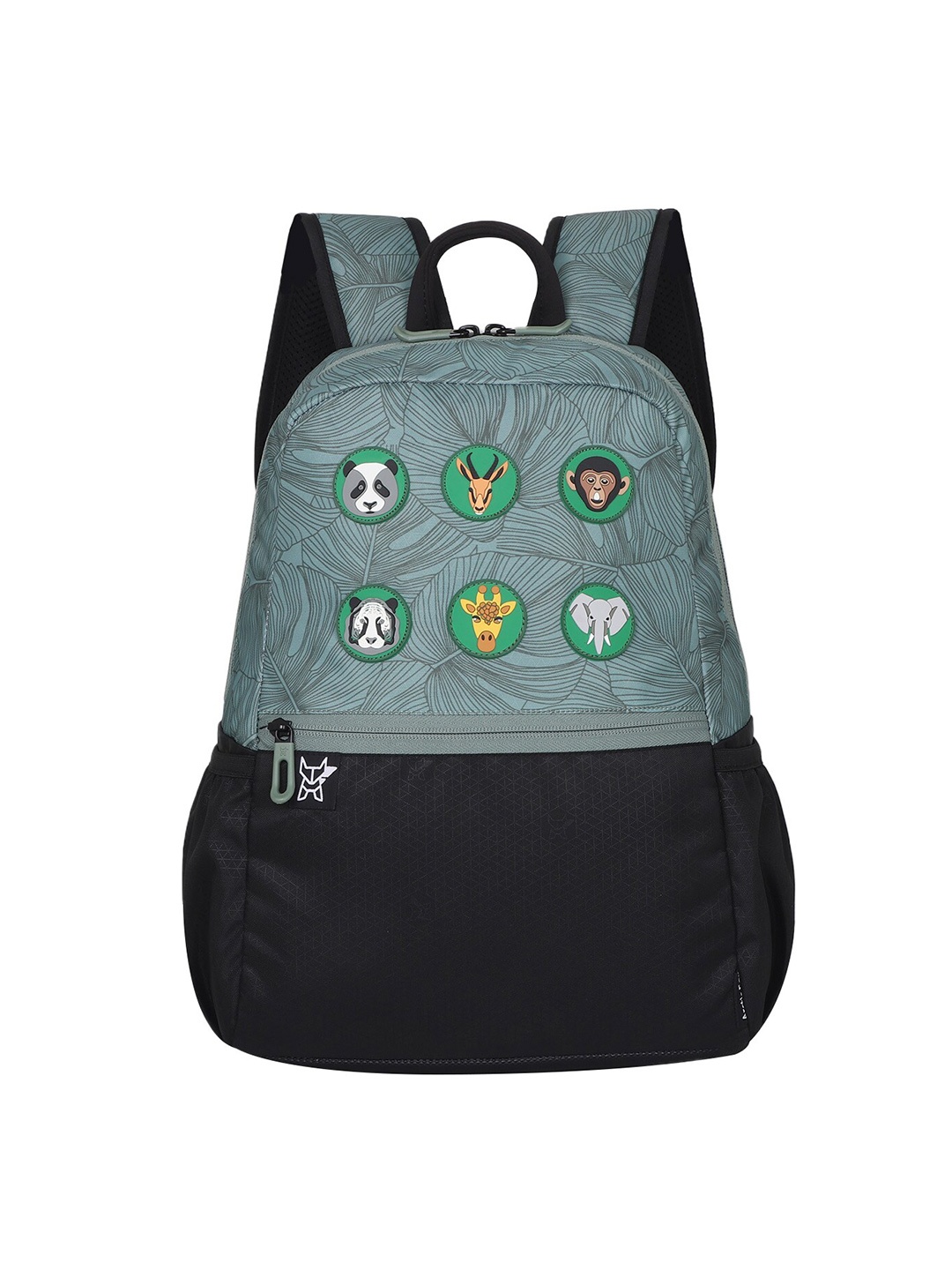 Arctic Fox Kids Graphic Printed Backpack, Grey