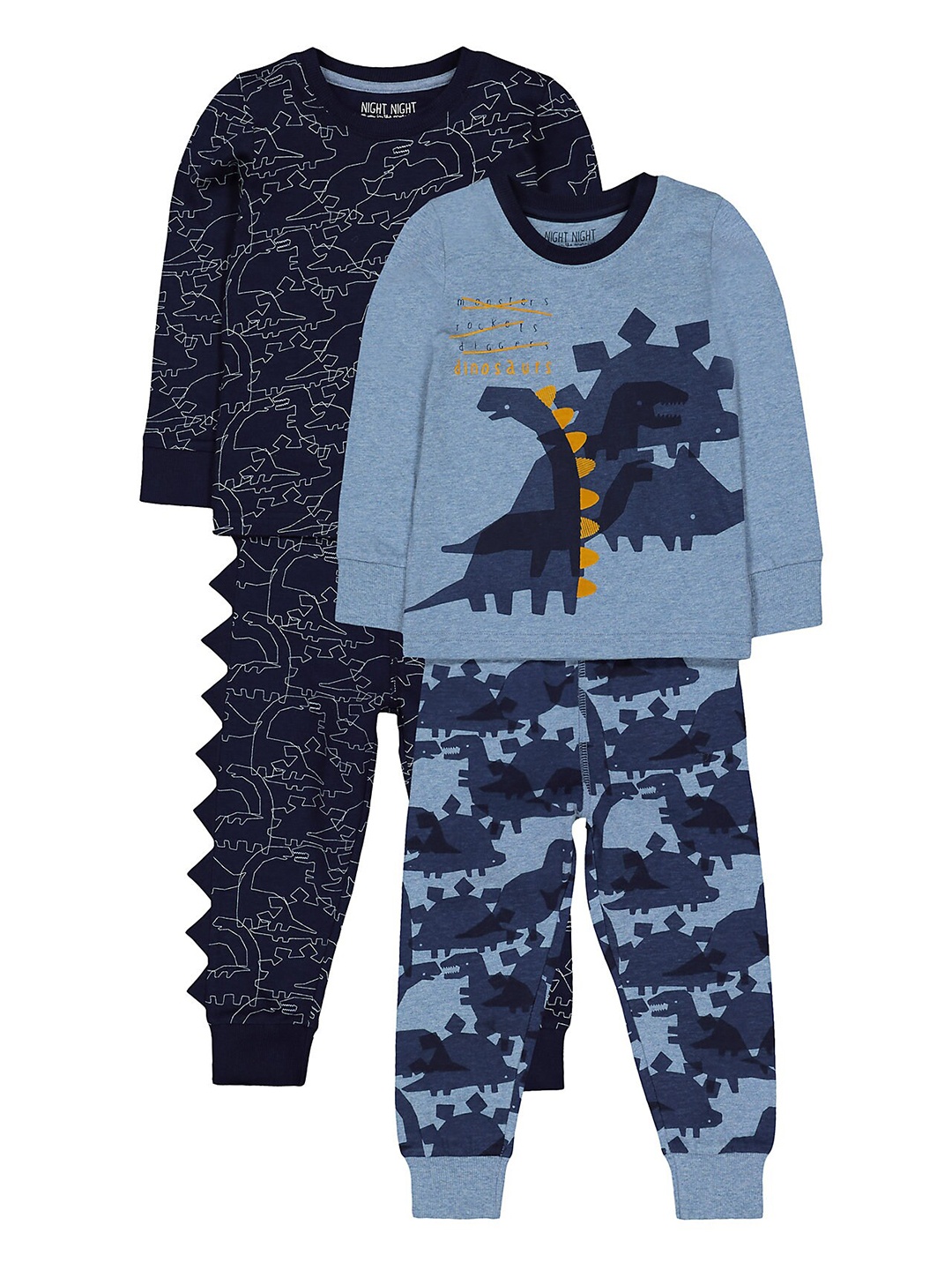 mothercare Boys Pack Of 2 Printed Round Neck T-shirt with Pyjamas Clothing Sets, Turquoise blue
mothercare Boys Pack Of 2 Printed Round Neck T-shirt with Pyjamas Clothing Sets, Turquoise blue