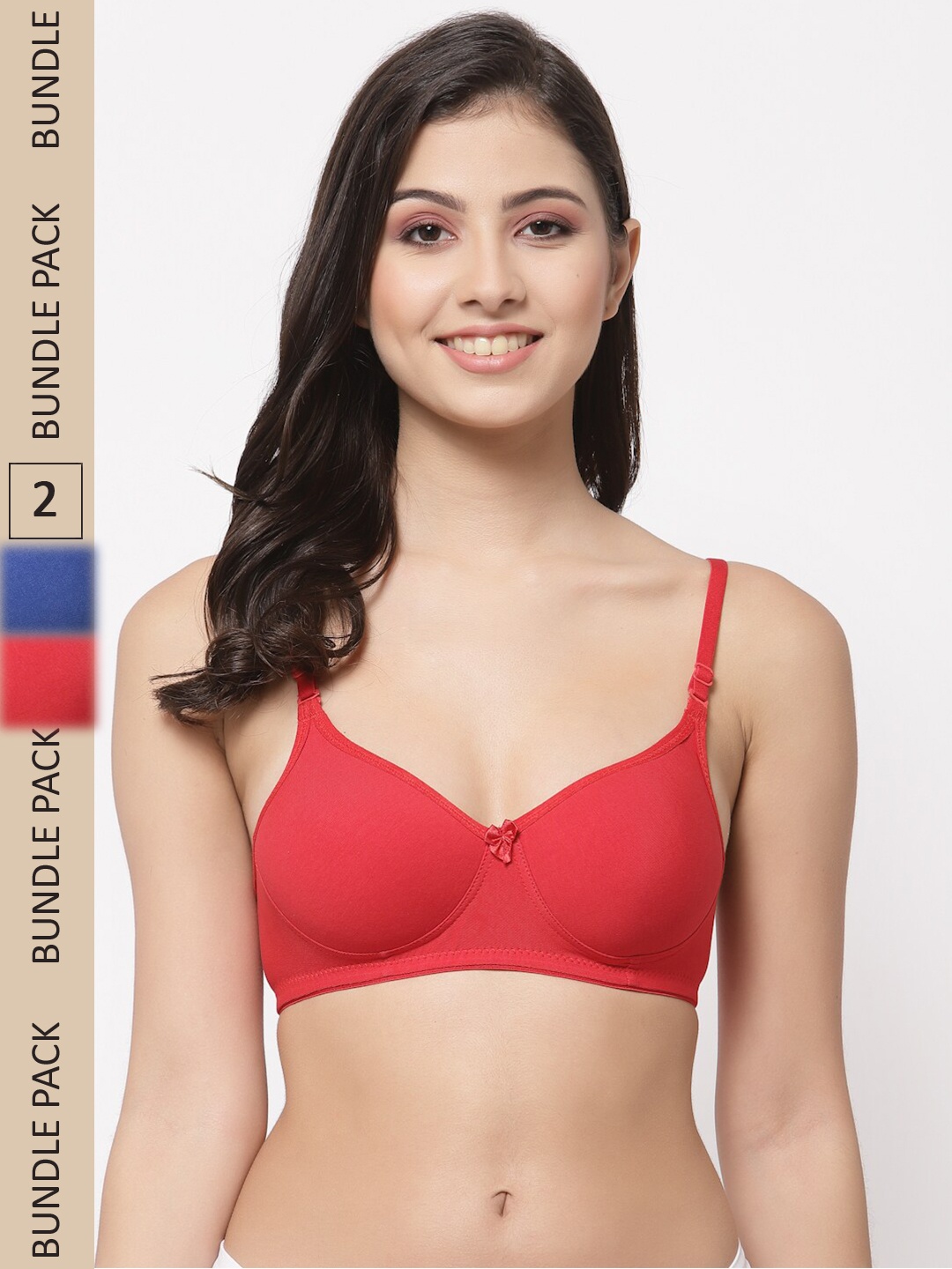 College Girl Pack Of 2 Lightly Padded All Day Comfort Seamless Cotton T-Shirt Bra, Red
College Girl Pack Of 2 Lightly Padded All Day Comfort Seamless Cotton T-Shirt Bra, Red