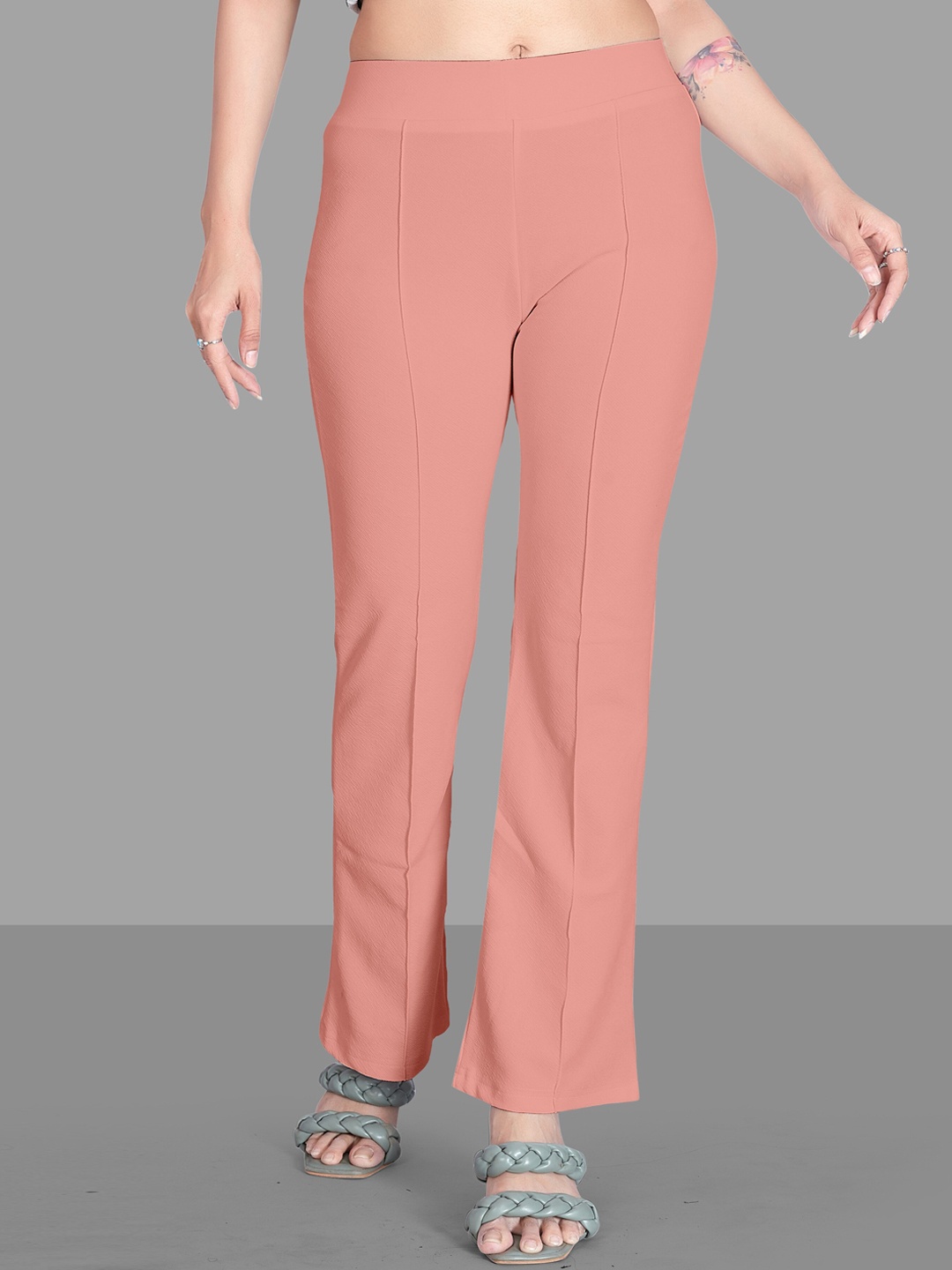 Wuxi Women Relaxed Straight Leg Straight Fit High-Rise Easy Wash Parallel Trousers, Peach
Wuxi Women Relaxed Straight Leg Straight Fit High-Rise Easy Wash Parallel Trousers, Peach