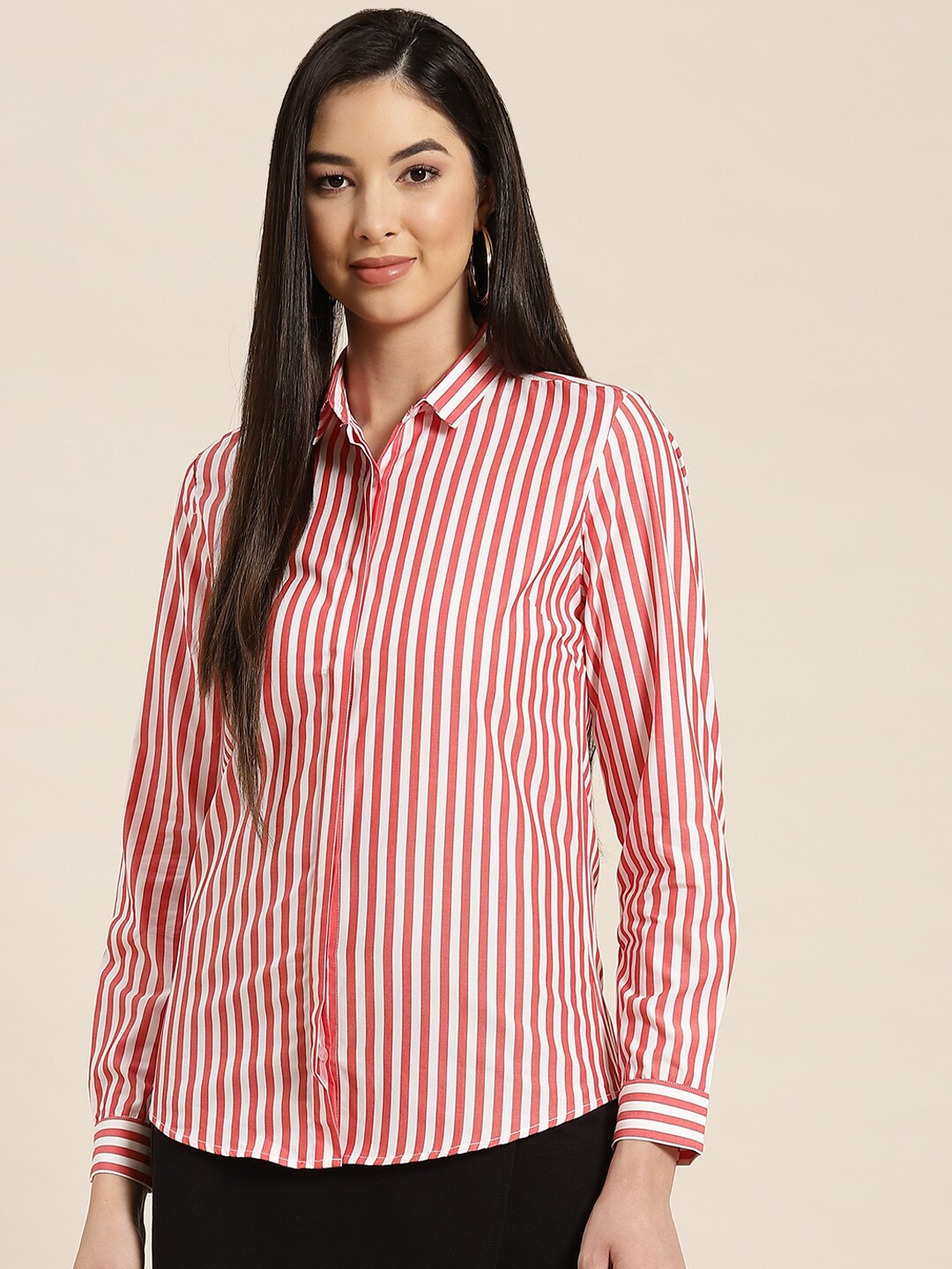 Hancock Premium Vertical Striped Spread Collar Pure Cotton Slim Fit Formal Shirt, Red
Hancock Premium Vertical Striped Spread Collar Pure Cotton Slim Fit Formal Shirt, Red