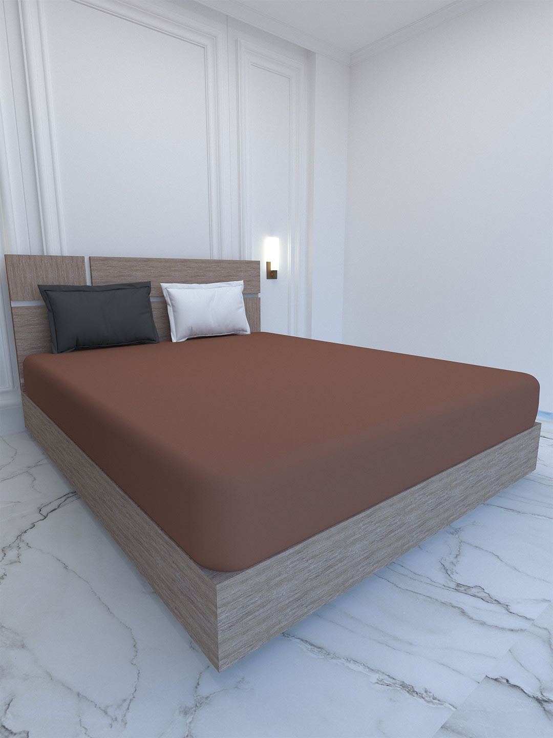 Pure Decor Palace Brown & Black 400 TC Pure Cotton King Bedsheet With 2 Pillow Covers
Pure Decor Palace Brown & Black 400 TC Pure Cotton King Bedsheet With 2 Pillow Covers