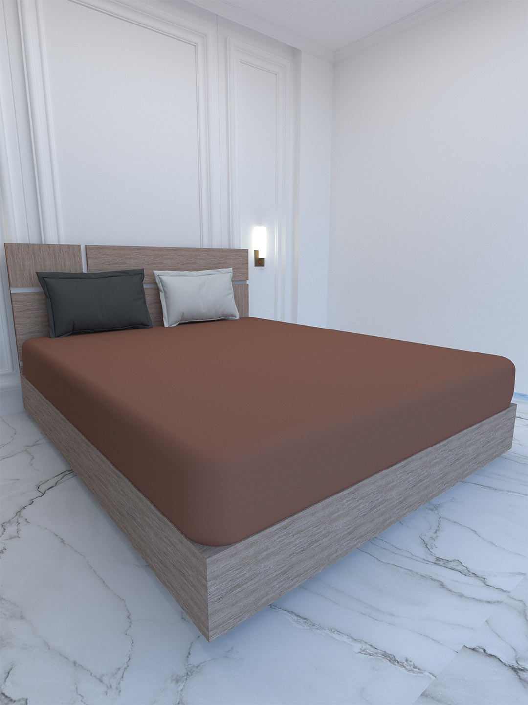 Pure Decor Palace Brown & Black 400 TC Pure Cotton King Bedsheet With 2 Pillow Covers
Pure Decor Palace Brown & Black 400 TC Pure Cotton King Bedsheet With 2 Pillow Covers