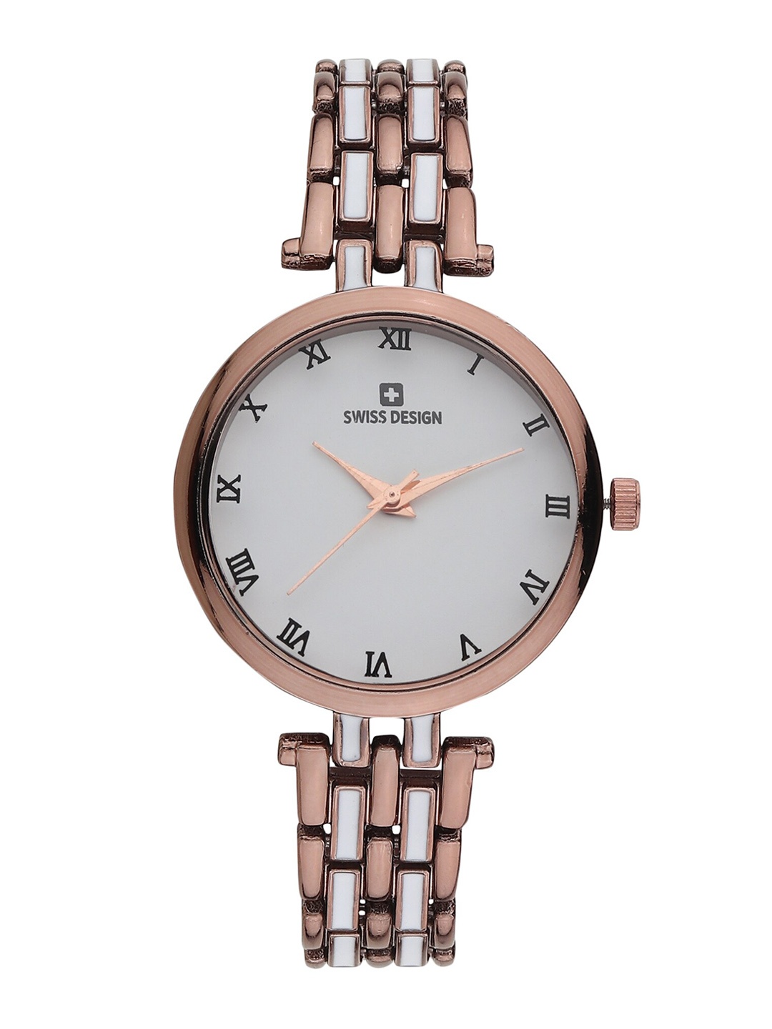 Swiss Design Women Brass Dial & Bracelet Style Straps Analogue Watch SDWJ Set-25, Copper
Swiss Design Women Brass Dial & Bracelet Style Straps Analogue Watch SDWJ Set-25, Copper