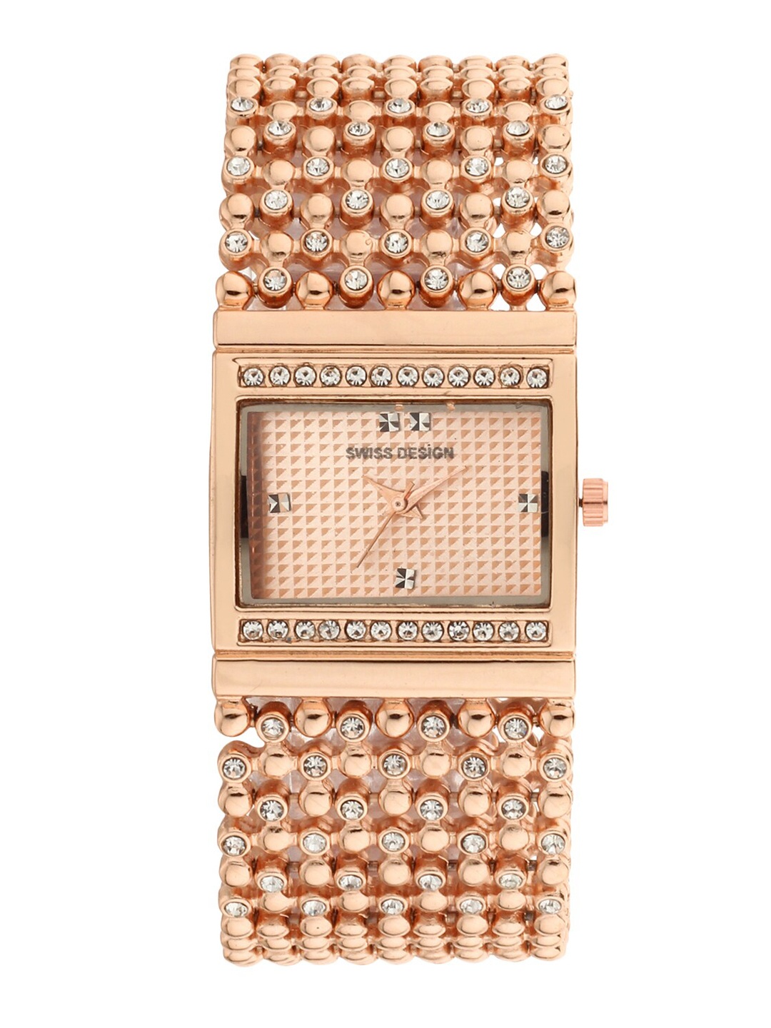 Swiss Design Women Analogue Watch With Set Of 2 Rose Gold-Plated Bracelets SDWJ Set-72
Swiss Design Women Analogue Watch With Set Of 2 Rose Gold-Plated Bracelets SDWJ Set-72