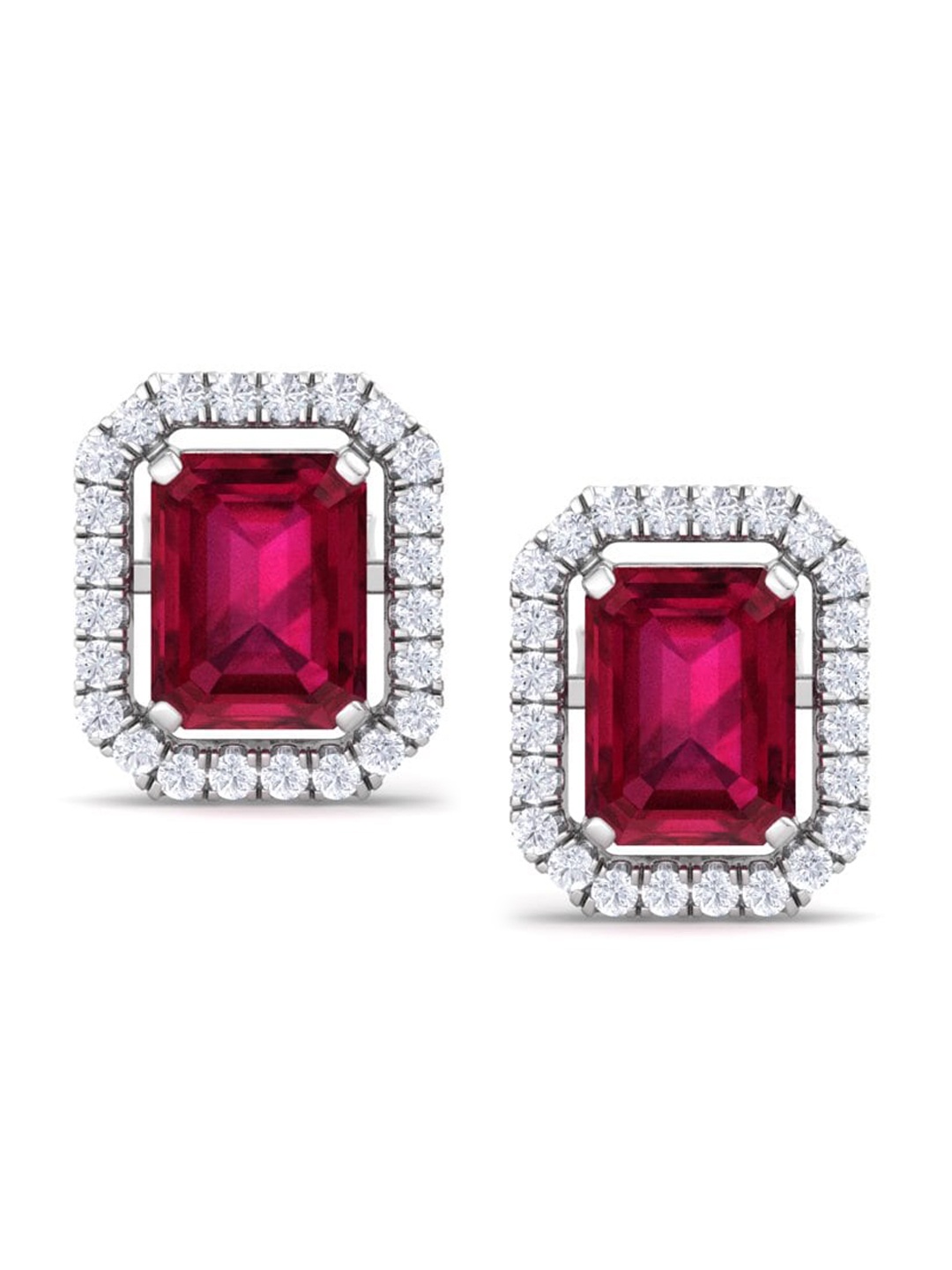 Inddus Jewels Rhodium-Plated 925 Sterling Silver Cubic Zirconia Studded Studs Earrings
Inddus Jewels Rhodium-Plated 925 Sterling Silver Cubic Zirconia Studded Studs Earrings