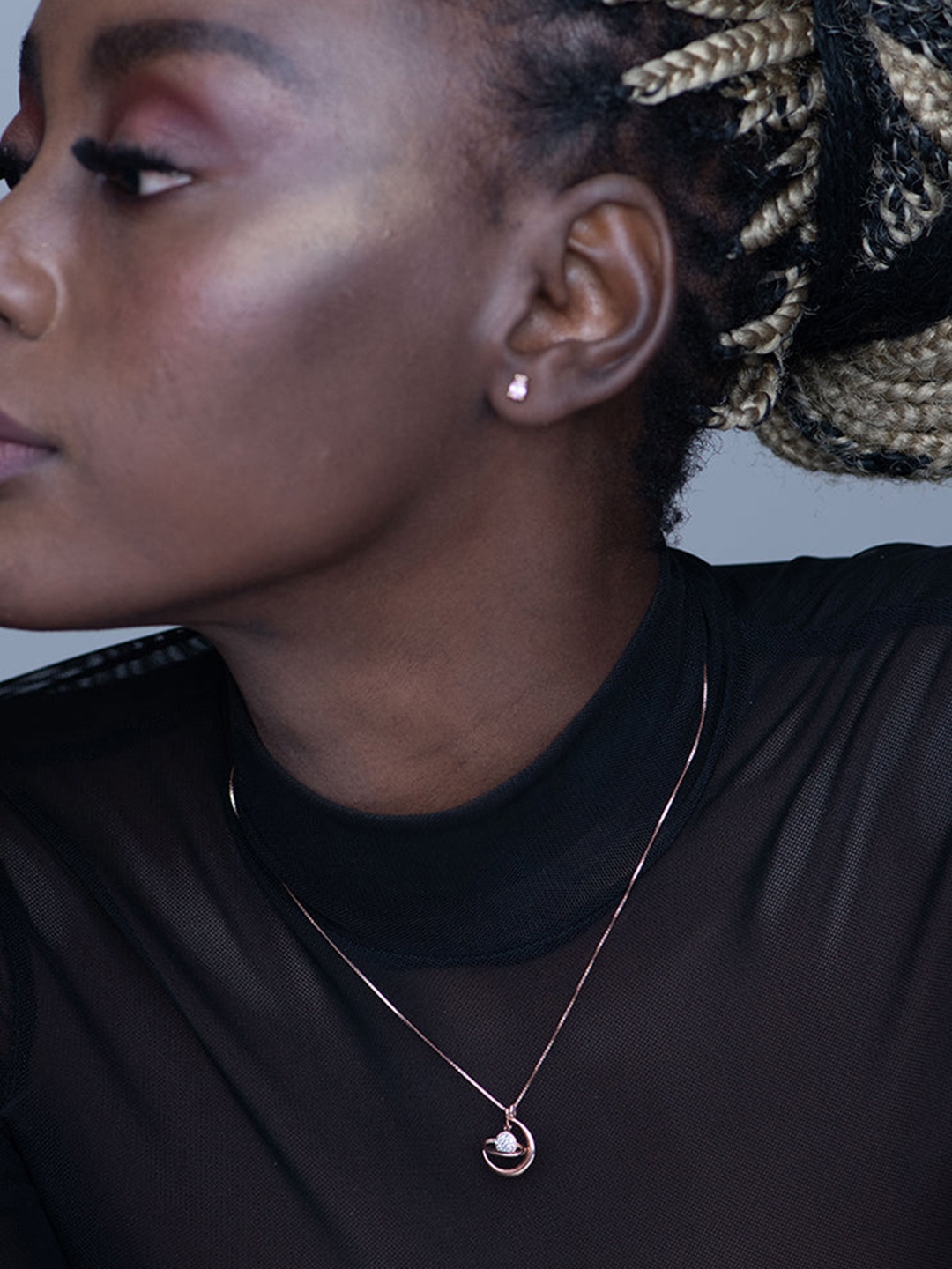 PALMONAS Galaxy Star Necklace 18k Rose Gold Vermeil Sterling Silver Gold-Plated Necklace
PALMONAS Galaxy Star Necklace 18k Rose Gold Vermeil Sterling Silver Gold-Plated Necklace