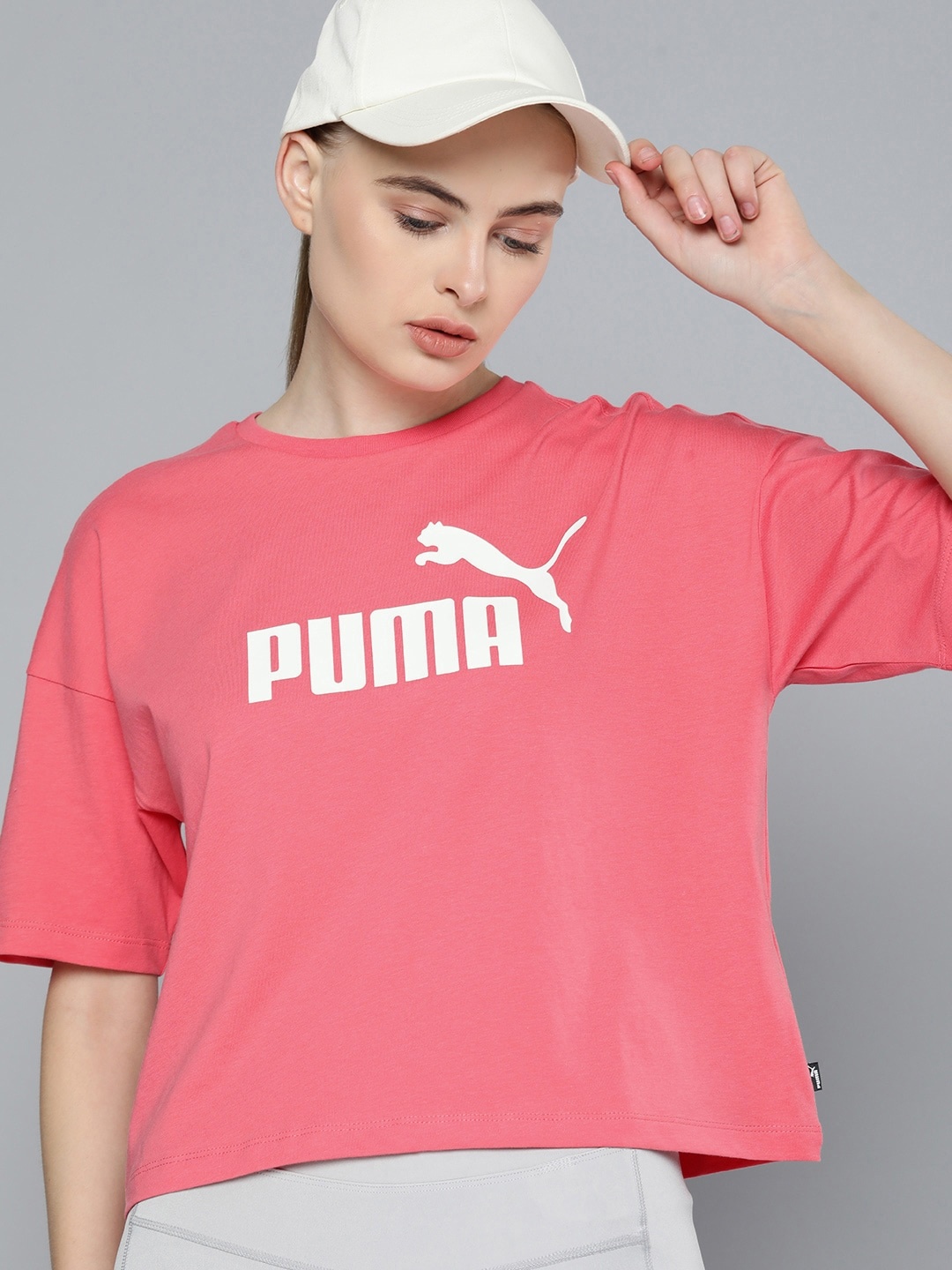 Puma Women Essentials Logo Cotton Brand Logo Drop-Shoulder Relaxed Fit Sports T-shirt, Pink
Puma Women Essentials Logo Cotton Brand Logo Drop-Shoulder Relaxed Fit Sports T-shirt, Pink