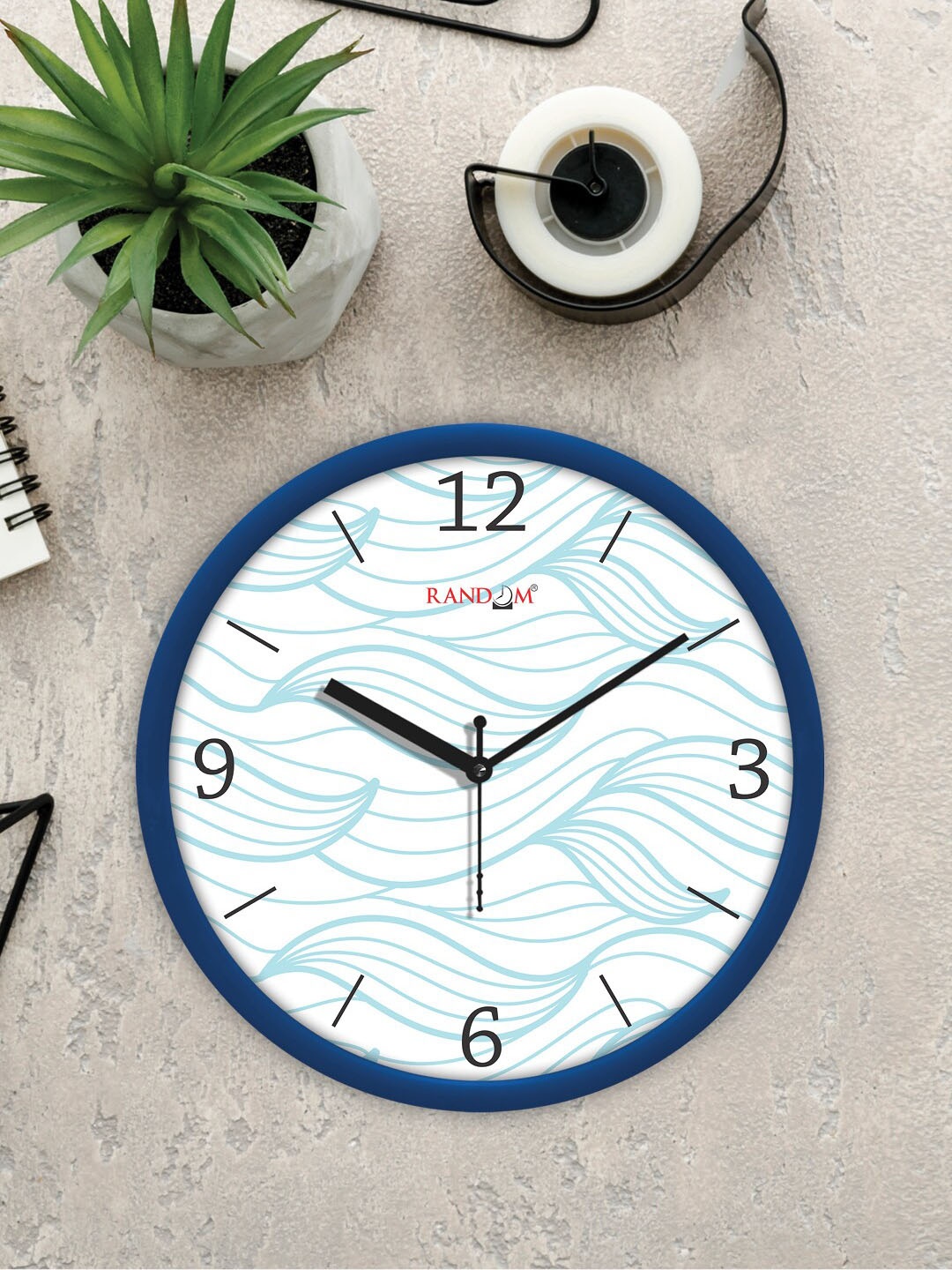 RANDOM Blue & White Classic Modern Wave Finish Stylish Analogue Contemporary Wall Clock
RANDOM Blue & White Classic Modern Wave Finish Stylish Analogue Contemporary Wall Clock