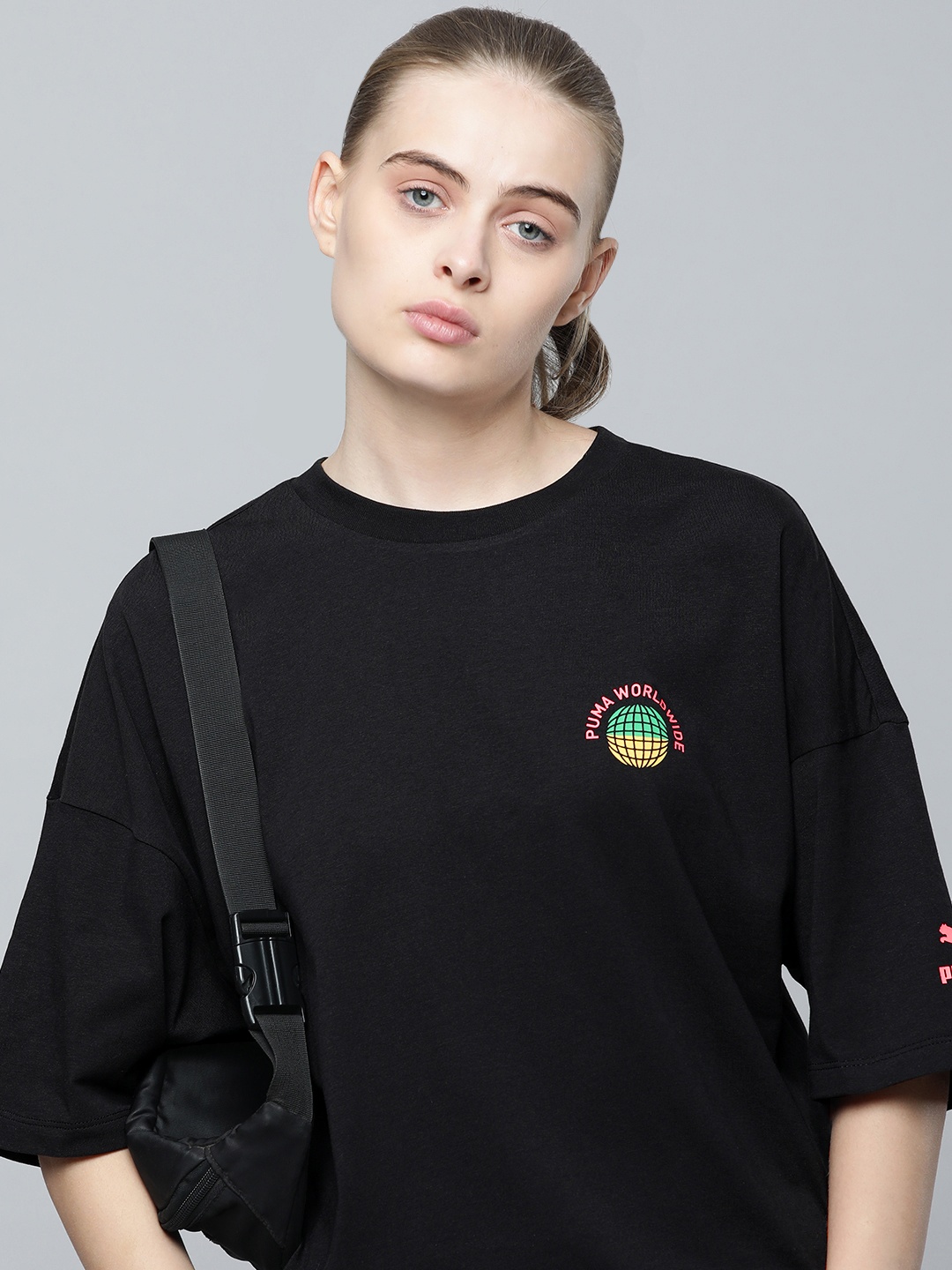 Puma Unisex Worldwide Brand Logo Printed Drop-Shoulder Pure Cotton Oversized T-shirt, Black
Puma Unisex Worldwide Brand Logo Printed Drop-Shoulder Pure Cotton Oversized T-shirt, Black