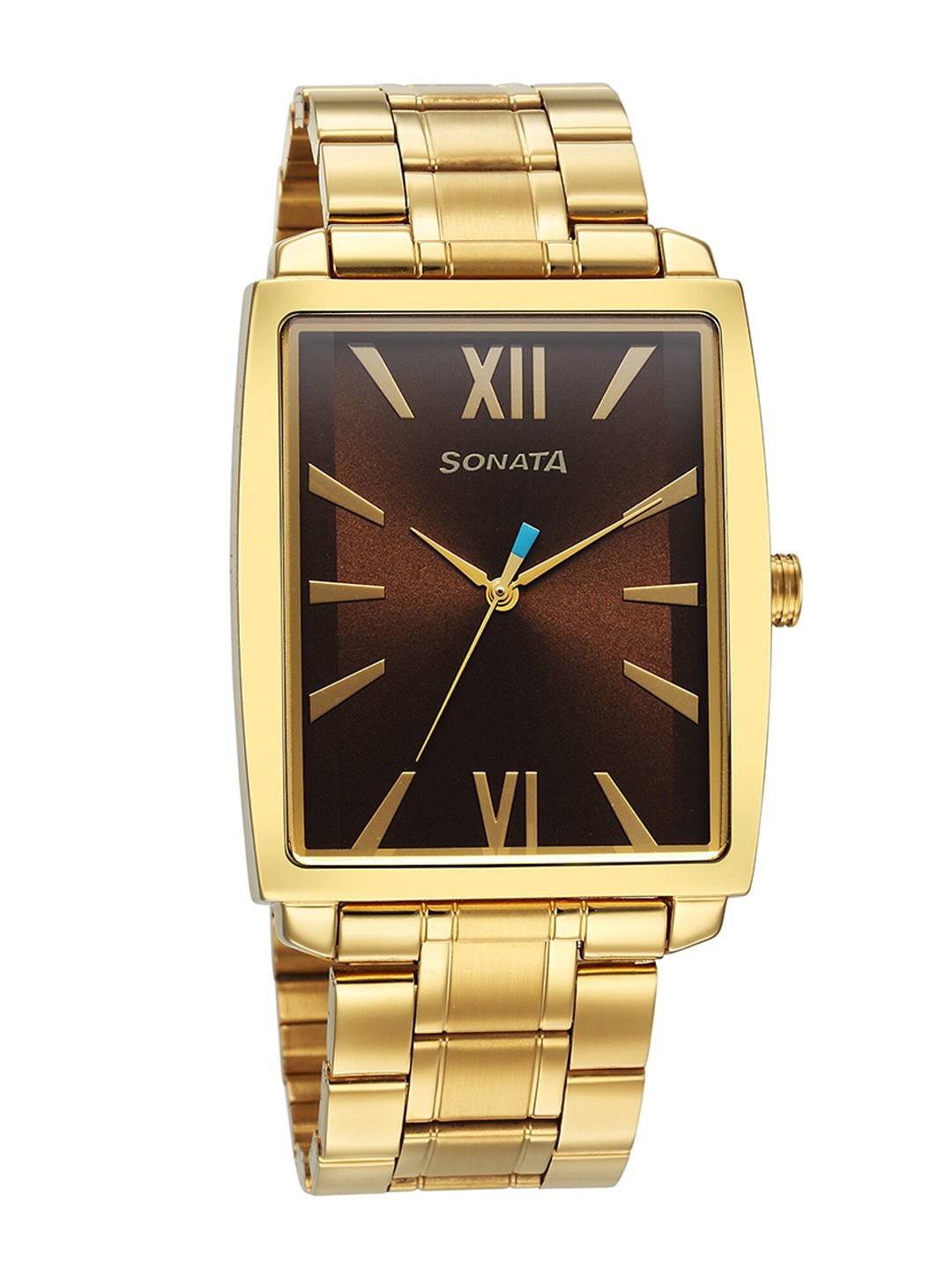 Sonata Men Brass Dial & Stainless Steel Style Straps Analogue Watch 7143YM02, Yellow
Sonata Men Brass Dial & Stainless Steel Style Straps Analogue Watch 7143YM02, Yellow