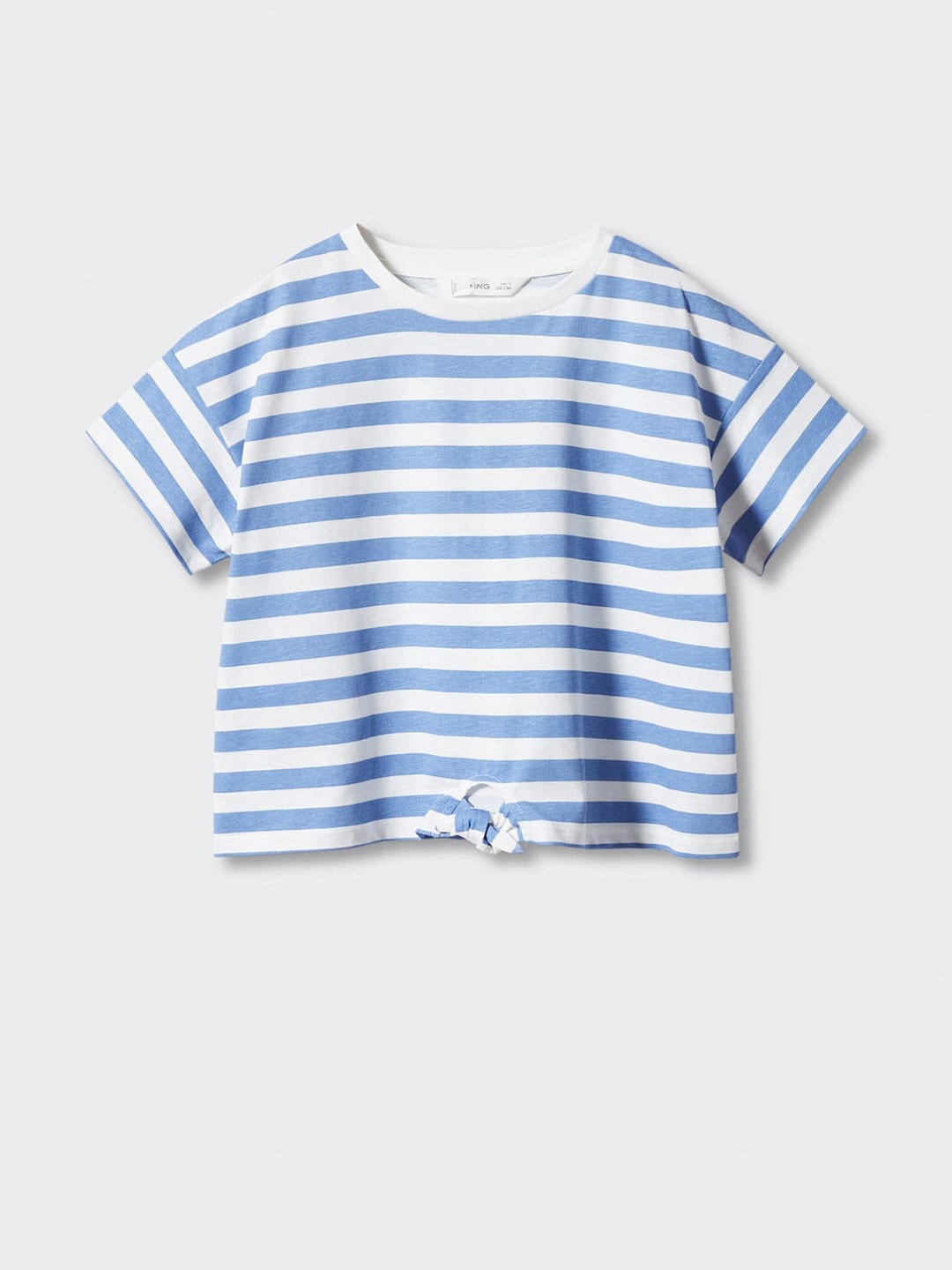 Mango Kids Girls Horizontally Striped Drop-Shoulder Sleeves Pure Cotton T-shirt, White
Mango Kids Girls Horizontally Striped Drop-Shoulder Sleeves Pure Cotton T-shirt, White