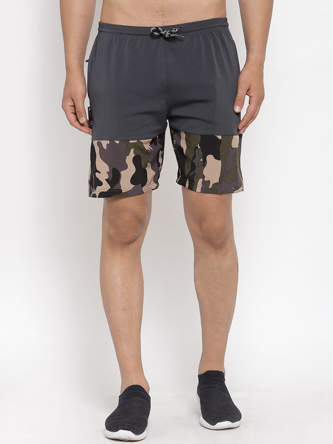 KLOTTHE Men Camouflage Printed Mid Rise Sport Shorts With Rapid Dry Technology, Grey
KLOTTHE Men Camouflage Printed Mid Rise Sport Shorts With Rapid Dry Technology, Grey