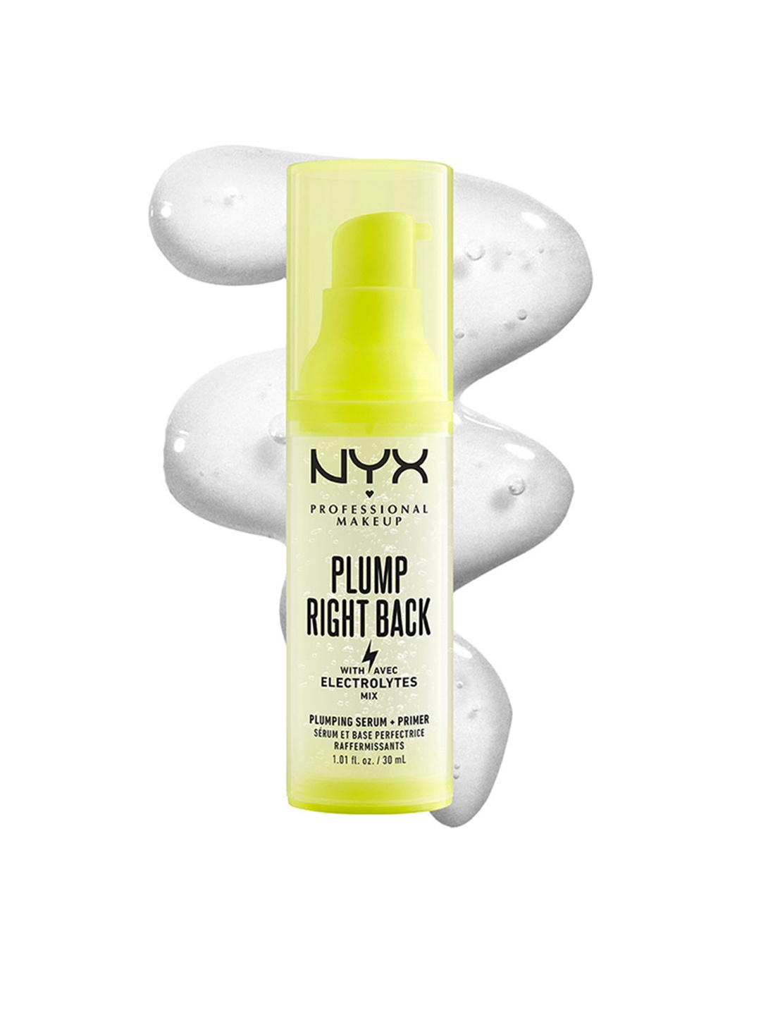 NYX PROFESSIONAL MAKEUP Plump Right Back Plumping Serum + Primer with Electrolytes - 30 ml, Lime green
NYX PROFESSIONAL MAKEUP Plump Right Back Plumping Serum + Primer with Electrolytes - 30 ml, Lime green