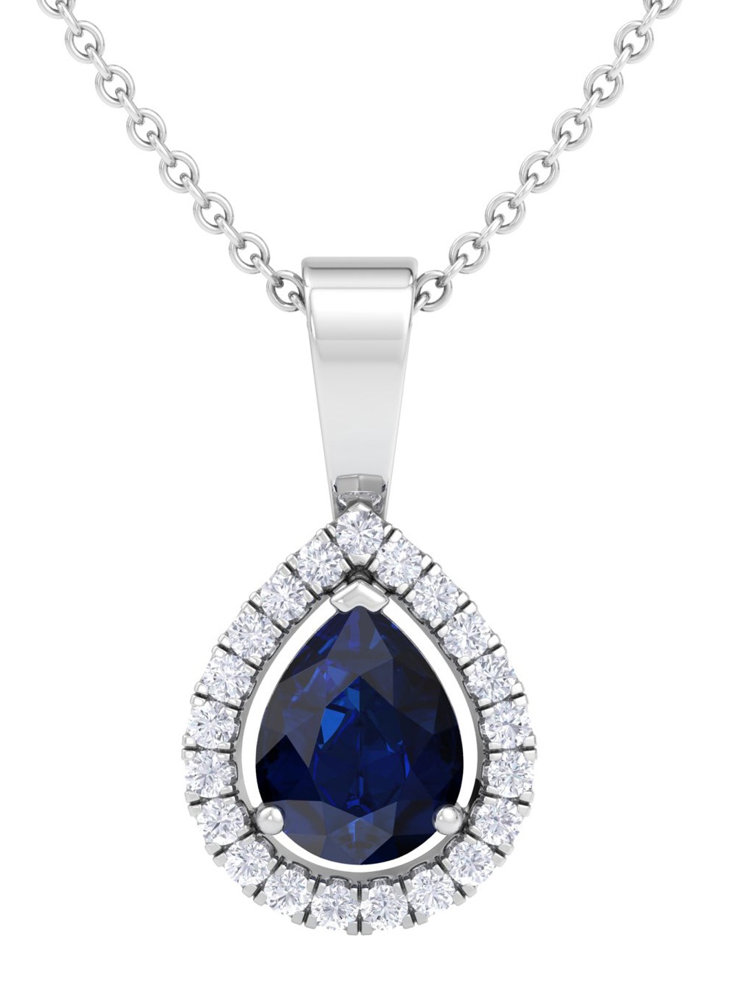 Inddus Jewels 92.5 Sterling Silver Rhodium-Plated & CZ-Studded Pendant With Chain
Inddus Jewels 92.5 Sterling Silver Rhodium-Plated & CZ-Studded Pendant With Chain