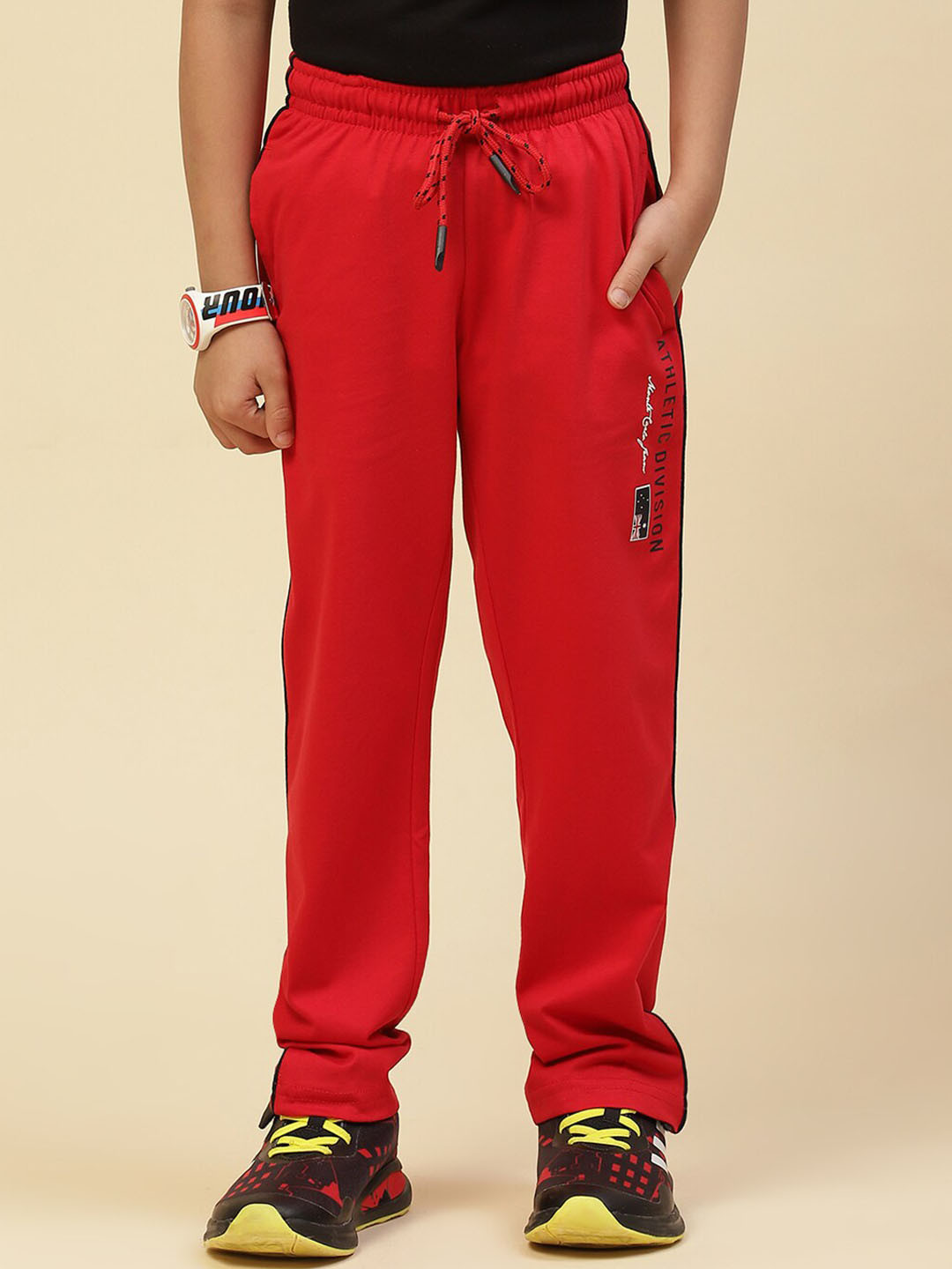 Monte Carlo Boys Mid-Rise Sports Track Pants, Red
Monte Carlo Boys Mid-Rise Sports Track Pants, Red