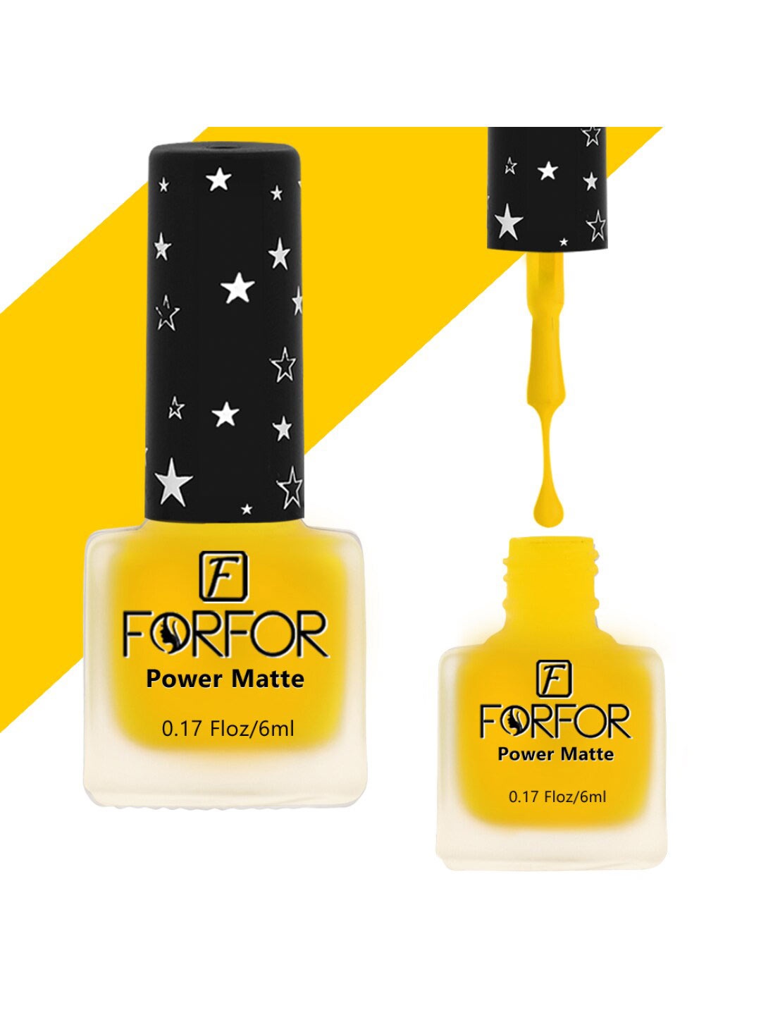 FORFOR Power Matte Set Of 12 Long Lasting HD Colours Nail Polishes-6ml Each-Combo No. 6, Yellow
FORFOR Power Matte Set Of 12 Long Lasting HD Colours Nail Polishes-6ml Each-Combo No. 6, Yellow