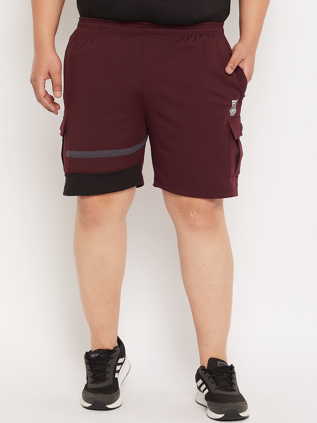 bigbanana Men Plus Size Antimicrobial Mid Rise knitted Sports Cargo Shorts, Maroon
bigbanana Men Plus Size Antimicrobial Mid Rise knitted Sports Cargo Shorts, Maroon