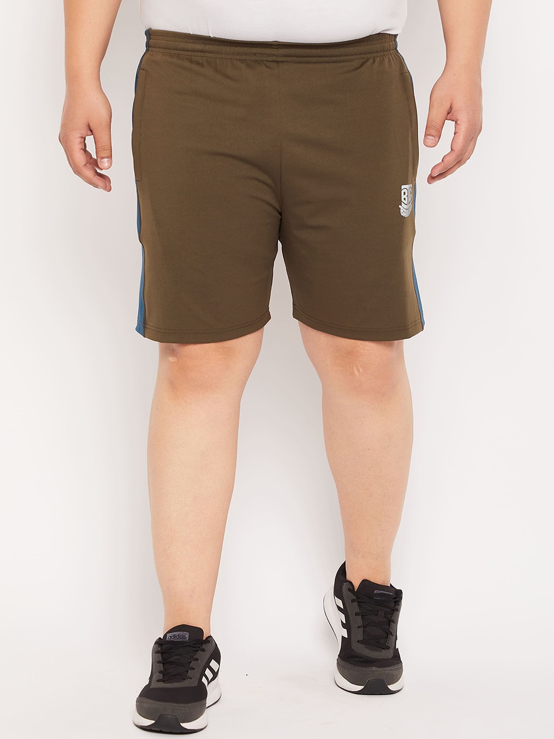 bigbanana Men Plus Size Antimicrobial Colourblocked Mid Rise knitted Sports Shorts, Olive
bigbanana Men Plus Size Antimicrobial Colourblocked Mid Rise knitted Sports Shorts, Olive