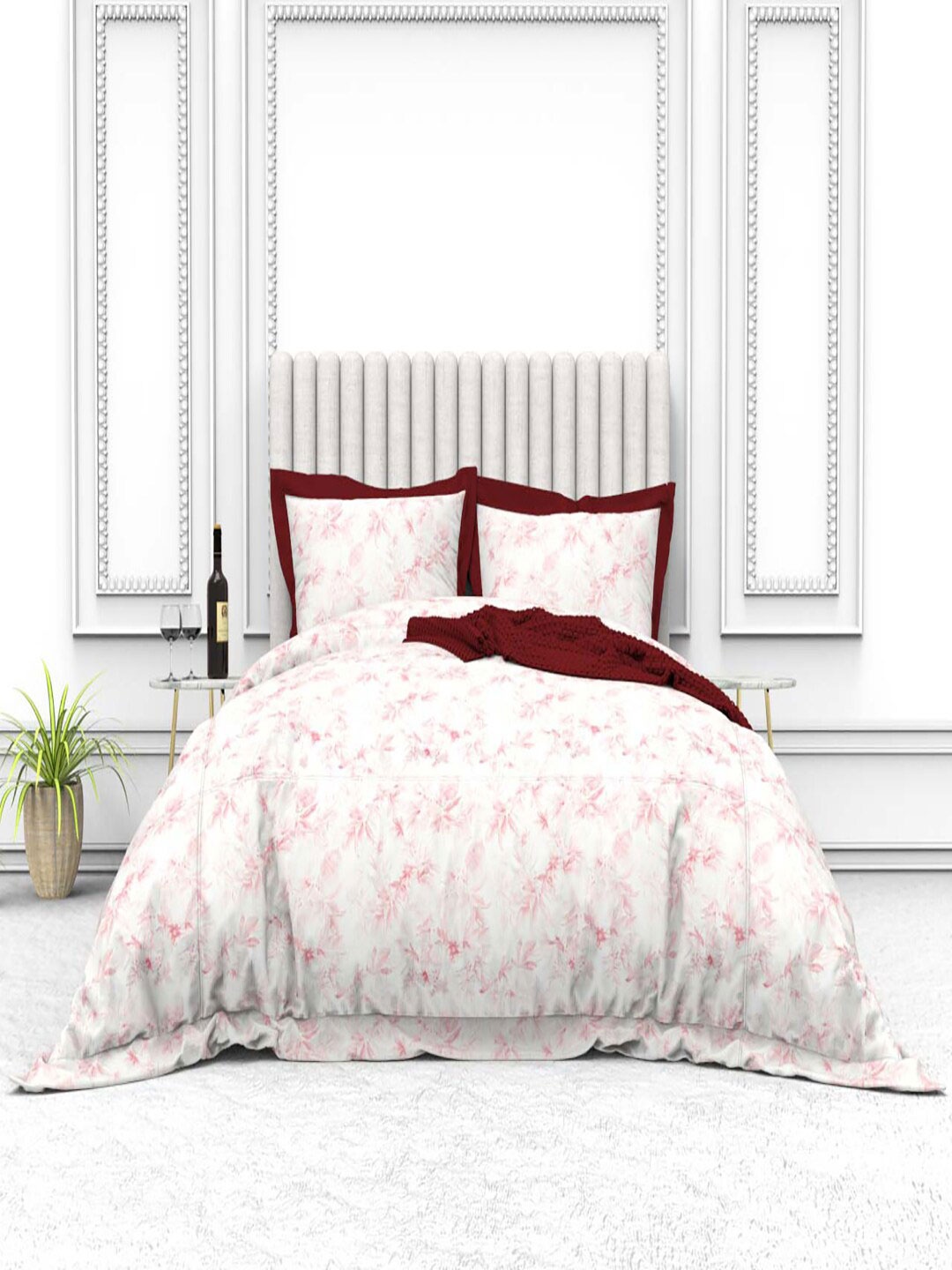 THE WHITE MOSS Cynthia White Floral 250 TC Pure Cotton King Bedsheet With 2 Pillow Covers
THE WHITE MOSS Cynthia White Floral 250 TC Pure Cotton King Bedsheet With 2 Pillow Covers