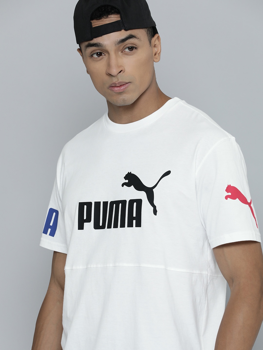 Puma Power Colorblocked Brand Logo Printed Pure Cotton Relaxed Fit Outdoor T-shirt, White
Puma Power Colorblocked Brand Logo Printed Pure Cotton Relaxed Fit Outdoor T-shirt, White
